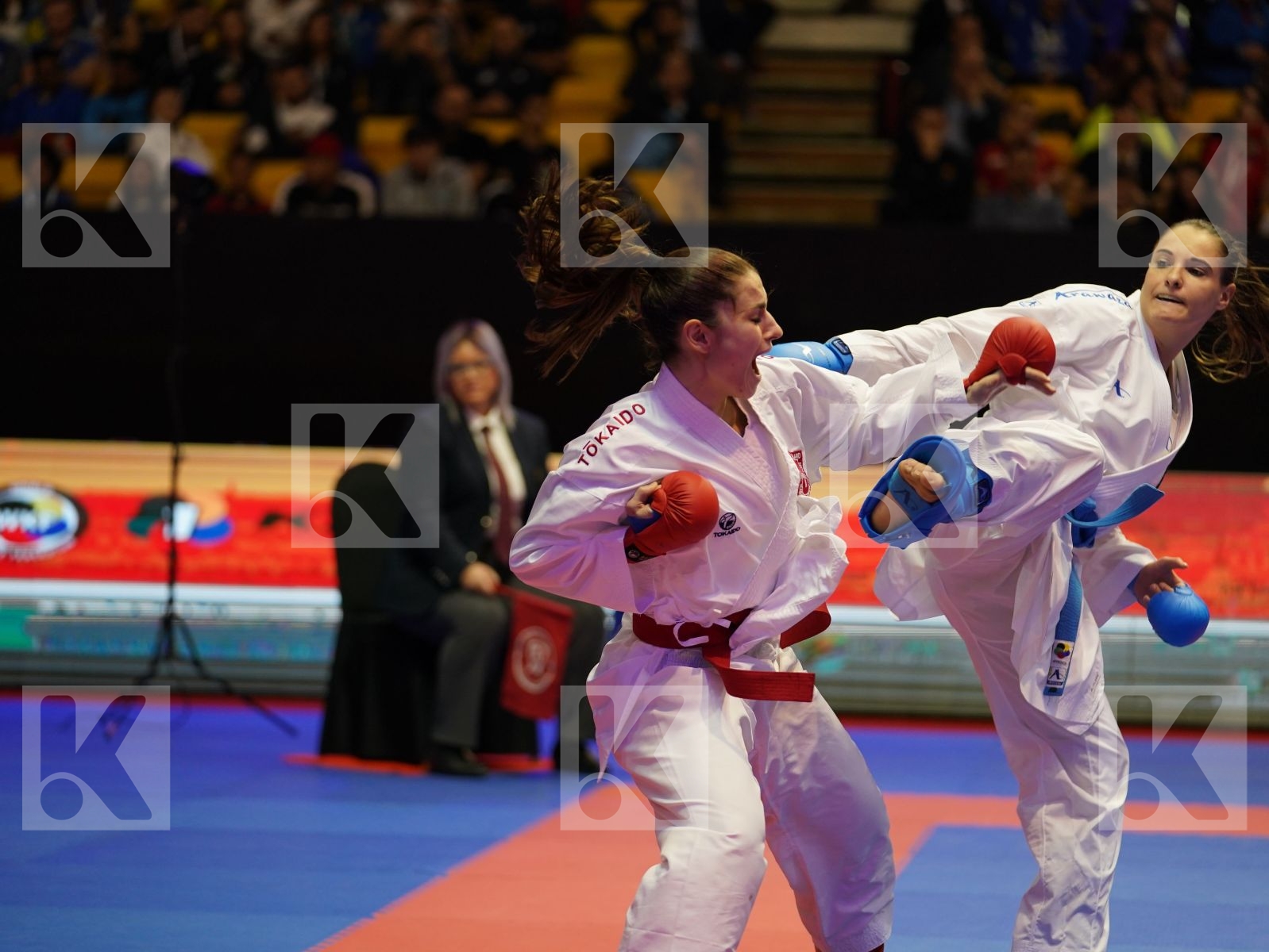 QUIRICI ELENA (Suisse) vs BUCHINGER ALISA (Austria) in Senior Kumite -68 Kg - Bronze bout