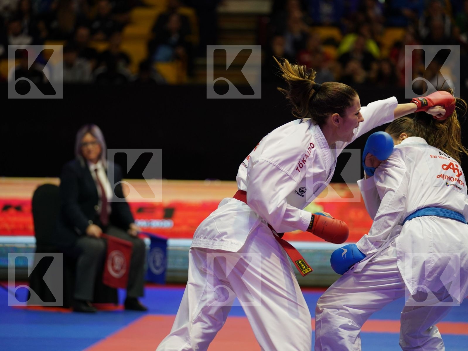QUIRICI ELENA (Suisse) vs BUCHINGER ALISA (Austria) in Senior Kumite -68 Kg - Bronze bout