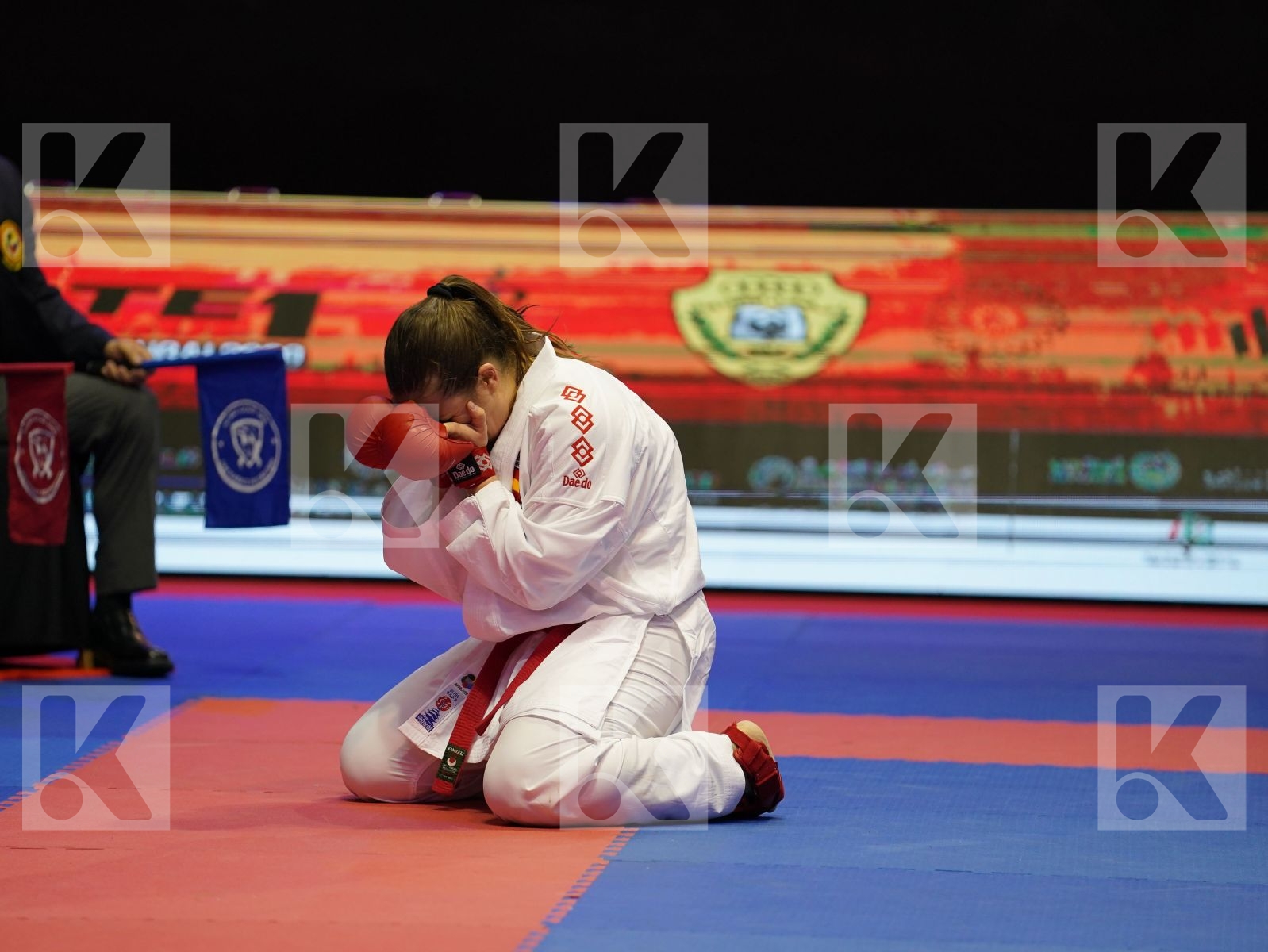 PALACIO GONZALEZ LAURA (Spain) vs BERULTSEVA SOFYA (Kazakhstan) in Senior Kumite 68+ Kg - Bronze bout