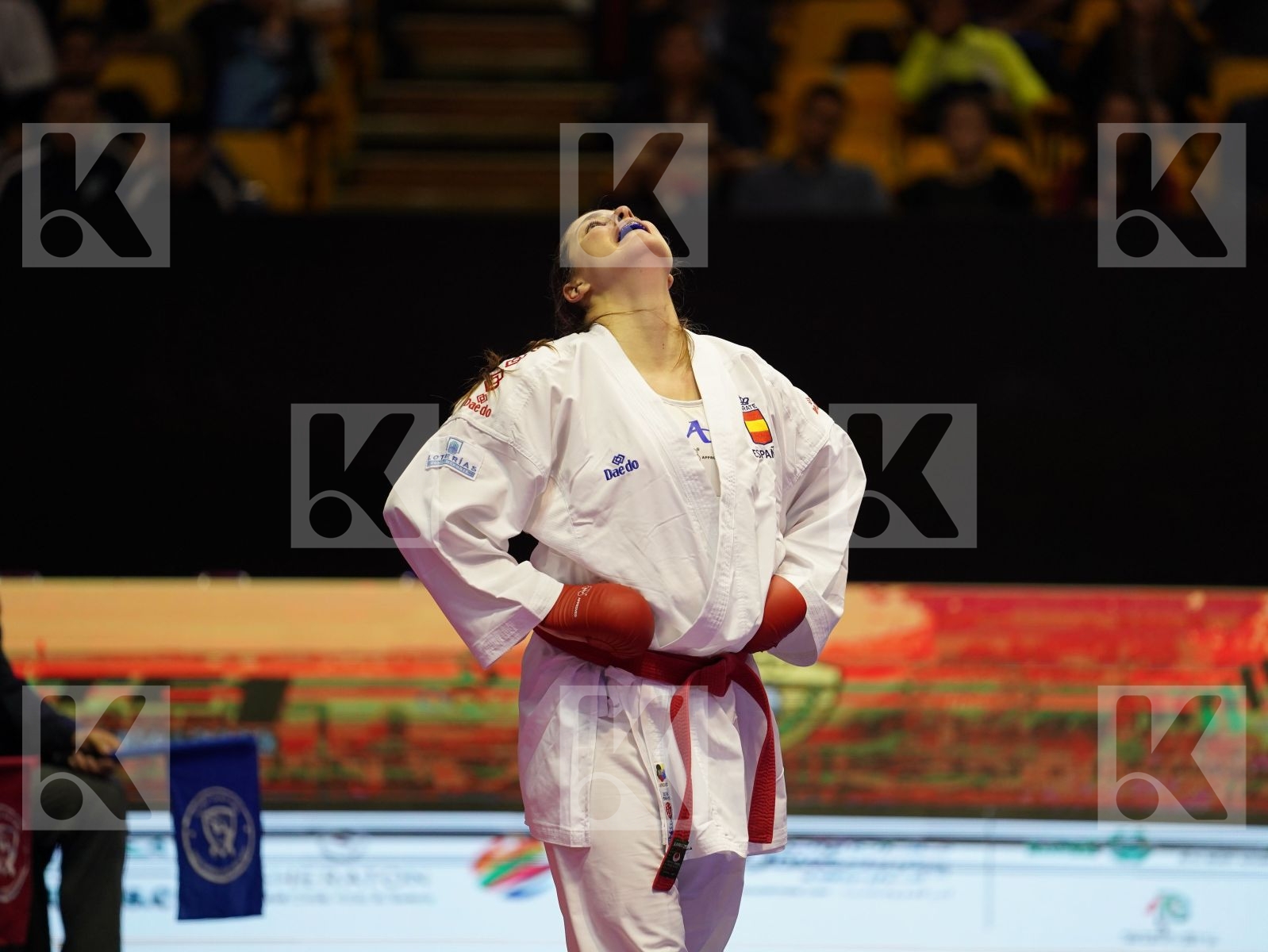 PALACIO GONZALEZ LAURA (Spain) vs BERULTSEVA SOFYA (Kazakhstan) in Senior Kumite 68+ Kg - Bronze bout