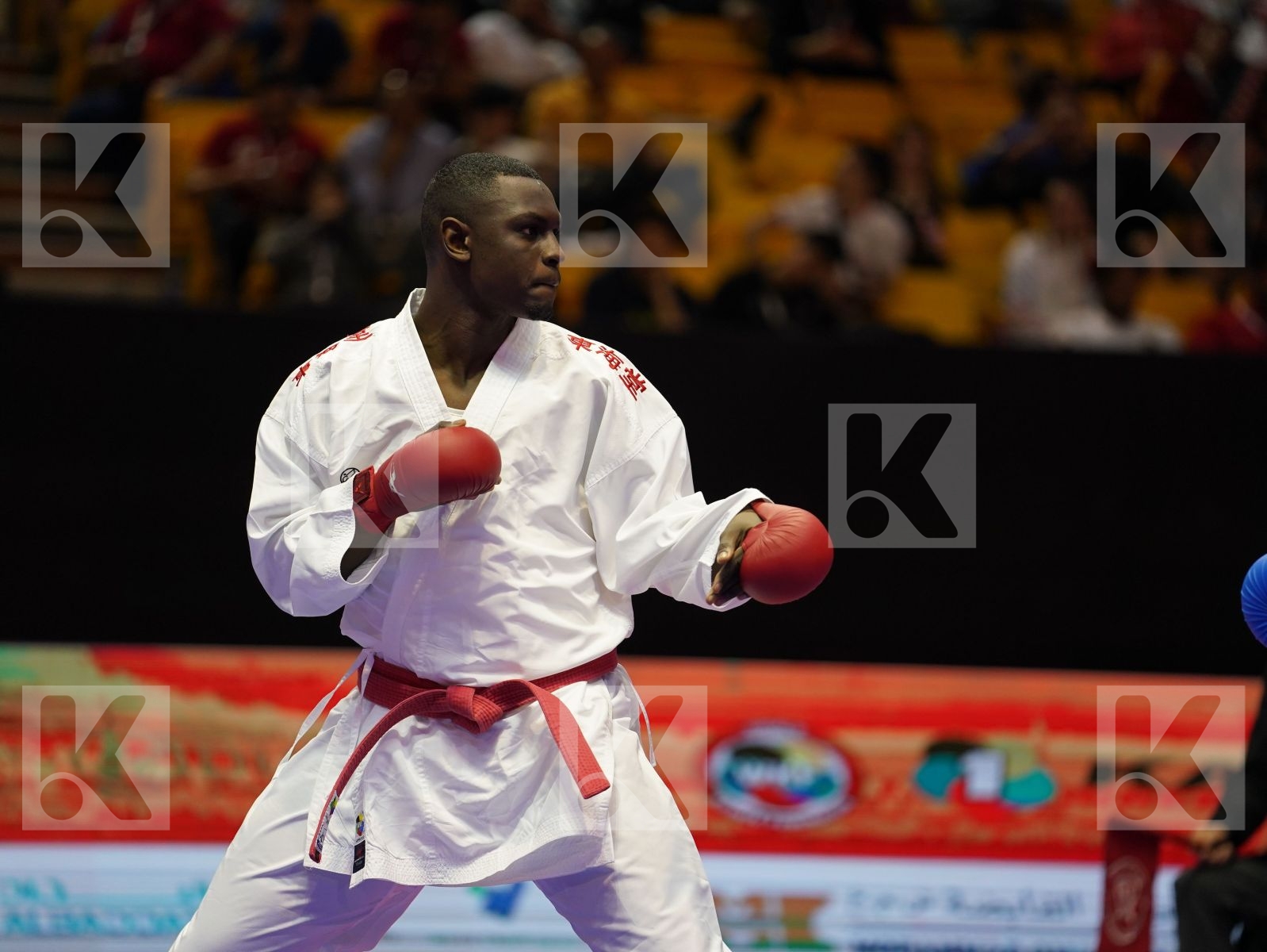 HAMEDI TAREG (Saudi Arabia) vs ROJAS RODRIGO (Chile) in Senior Kumite 84+ Kg - Bronze bout