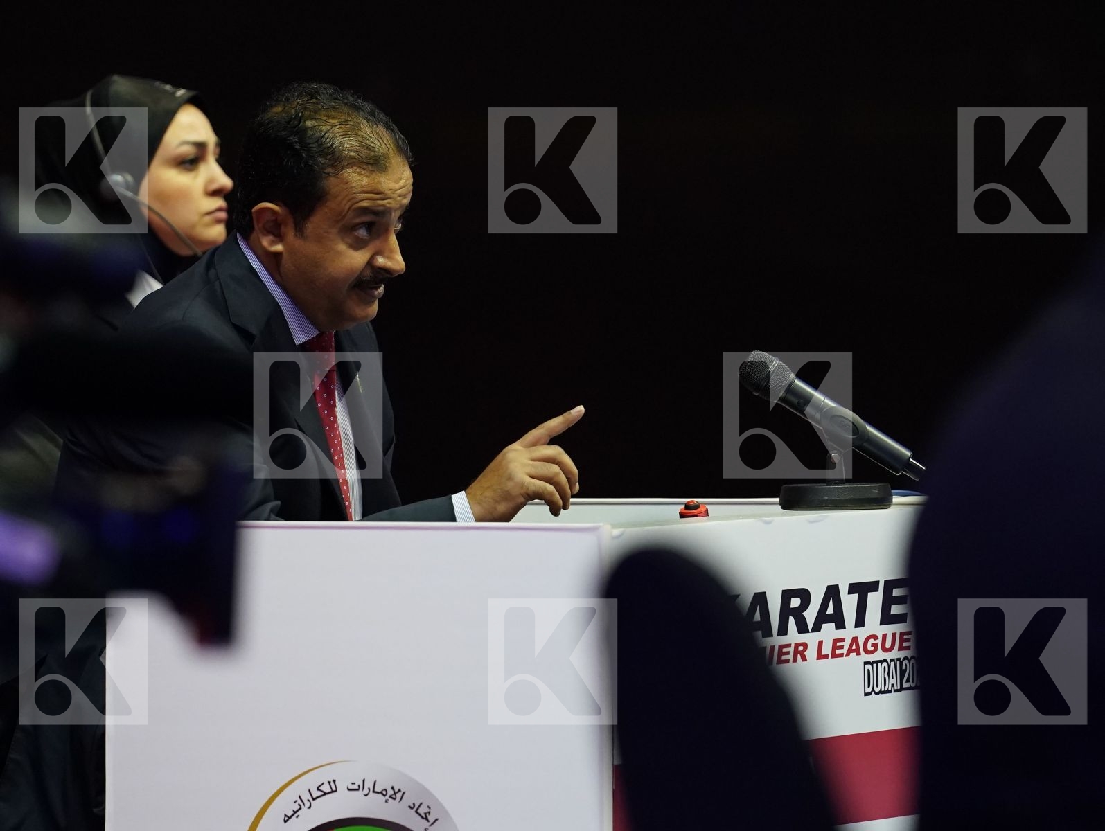 HAMEDI TAREG (Saudi Arabia) vs ROJAS RODRIGO (Chile) in Senior Kumite 84+ Kg - Bronze bout