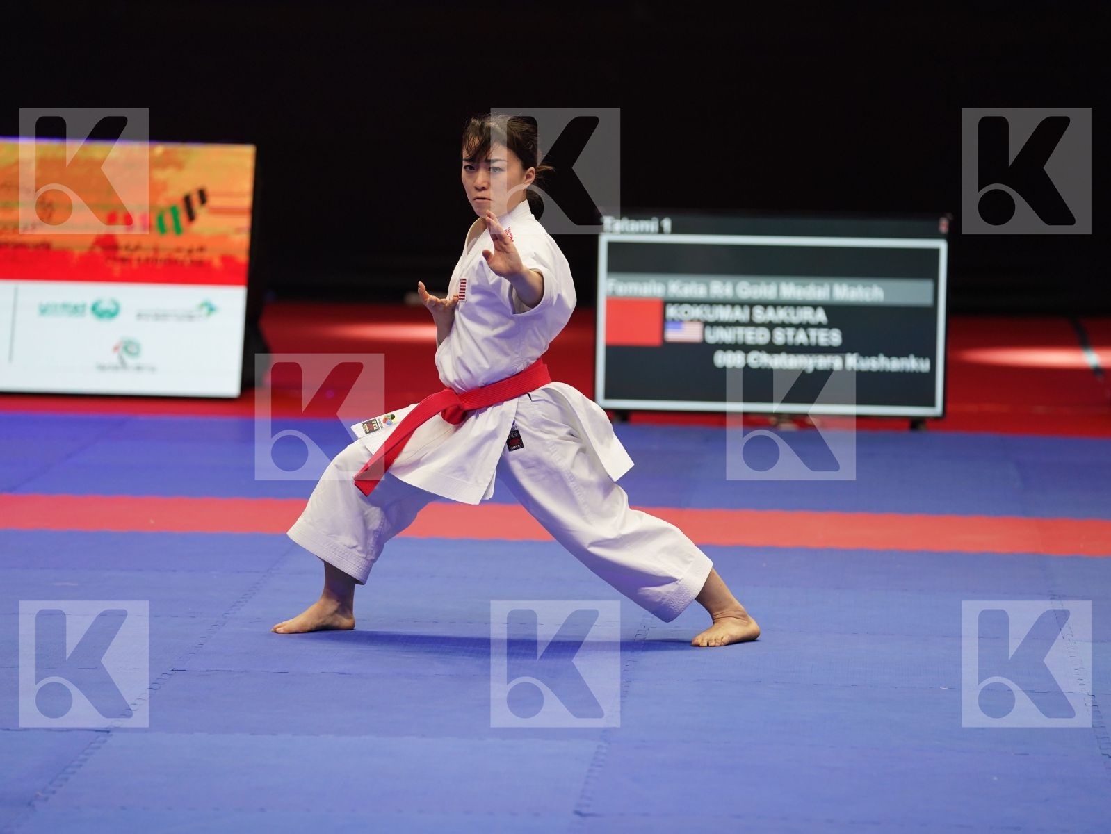 SAKURA KOKUMAI (USA) in Senior Female Kata - Gold bout