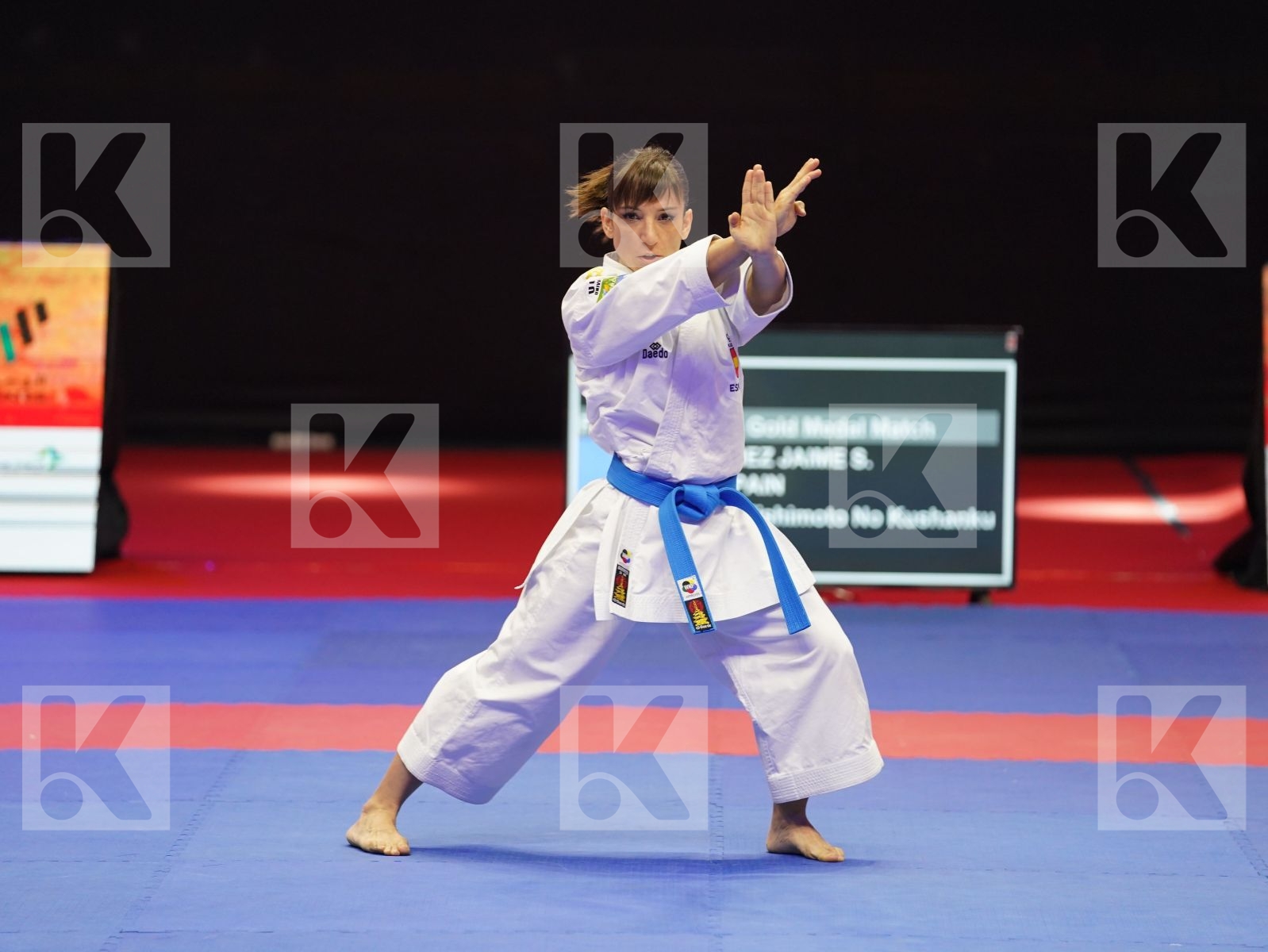 SANDRA SANCHEZ JAIME (SPAIN) in Senior Female Kata - Gold bout