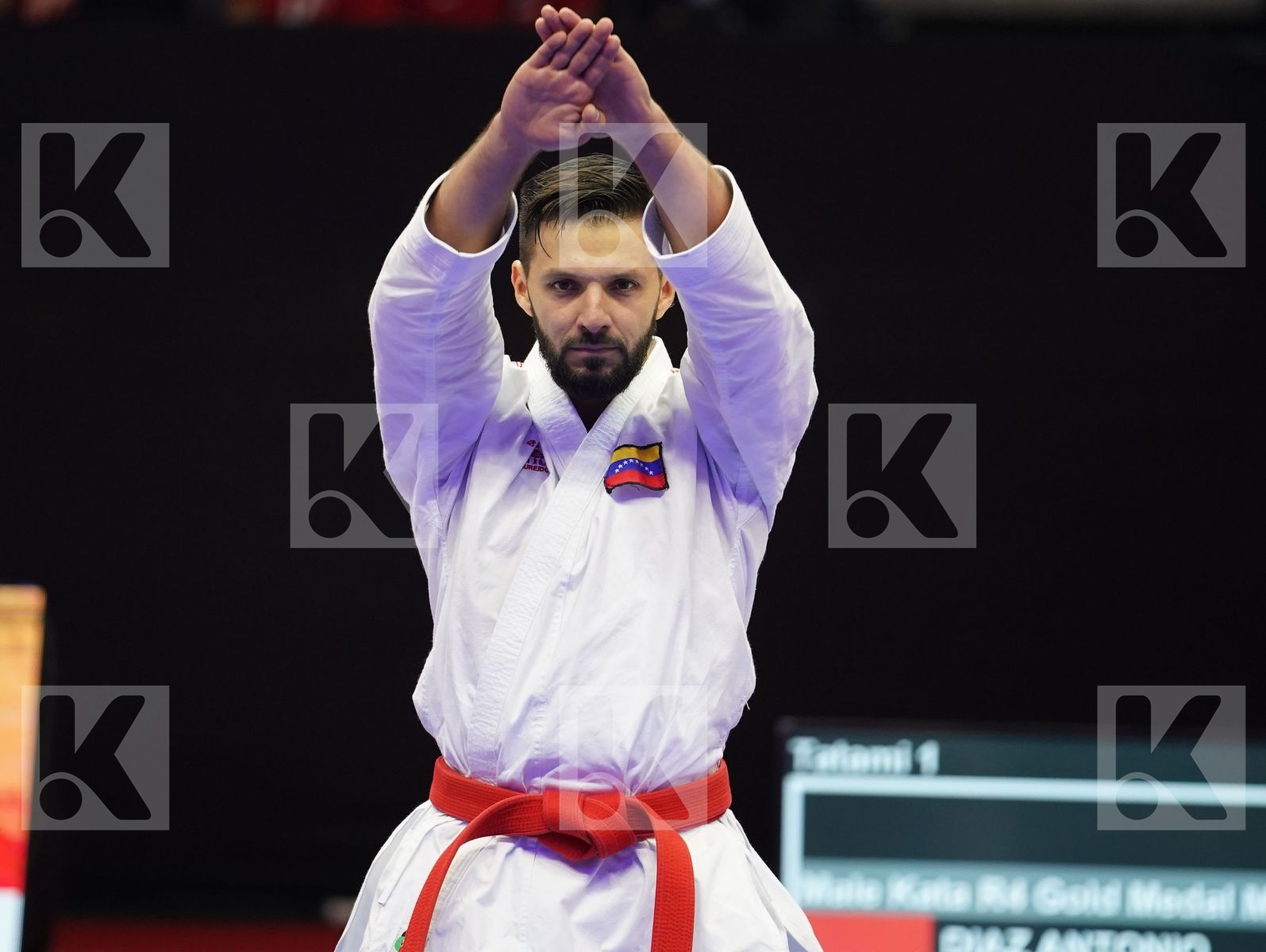 DIAZ ANTONIO (Venezuela) in Senior Male Kata - Gold bout