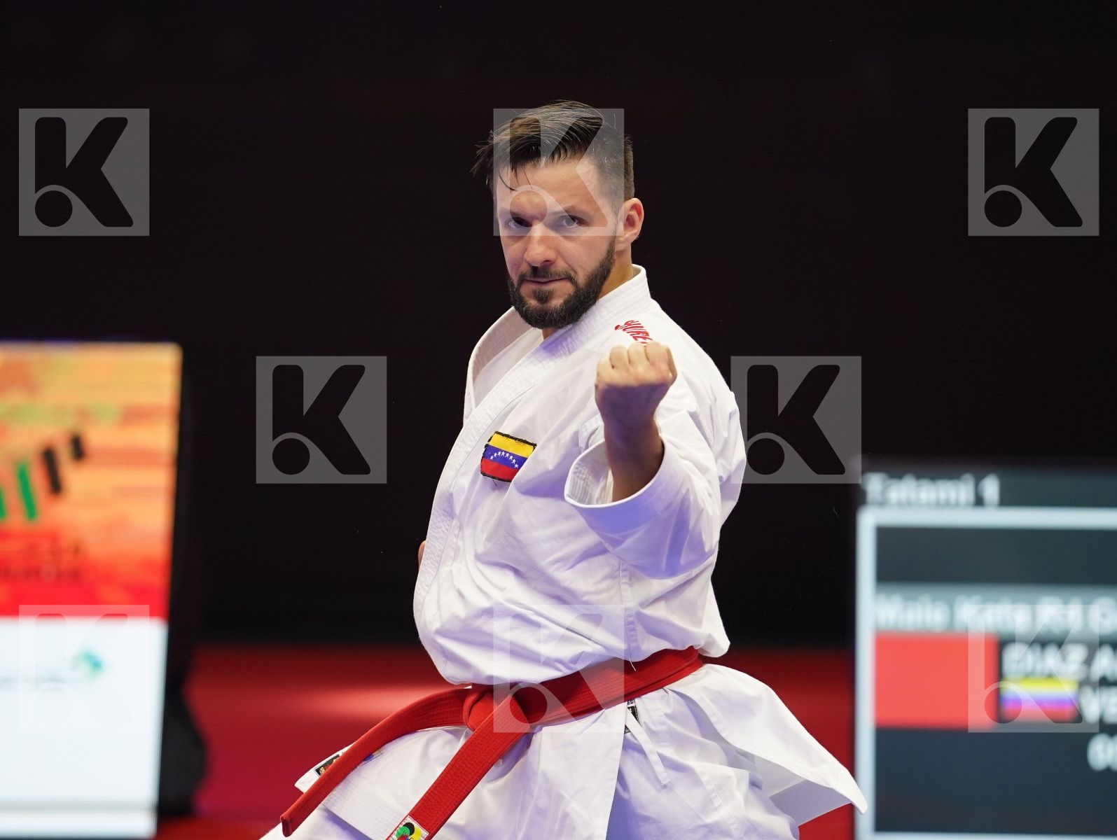 DIAZ ANTONIO (Venezuela) in Senior Male Kata - Gold bout