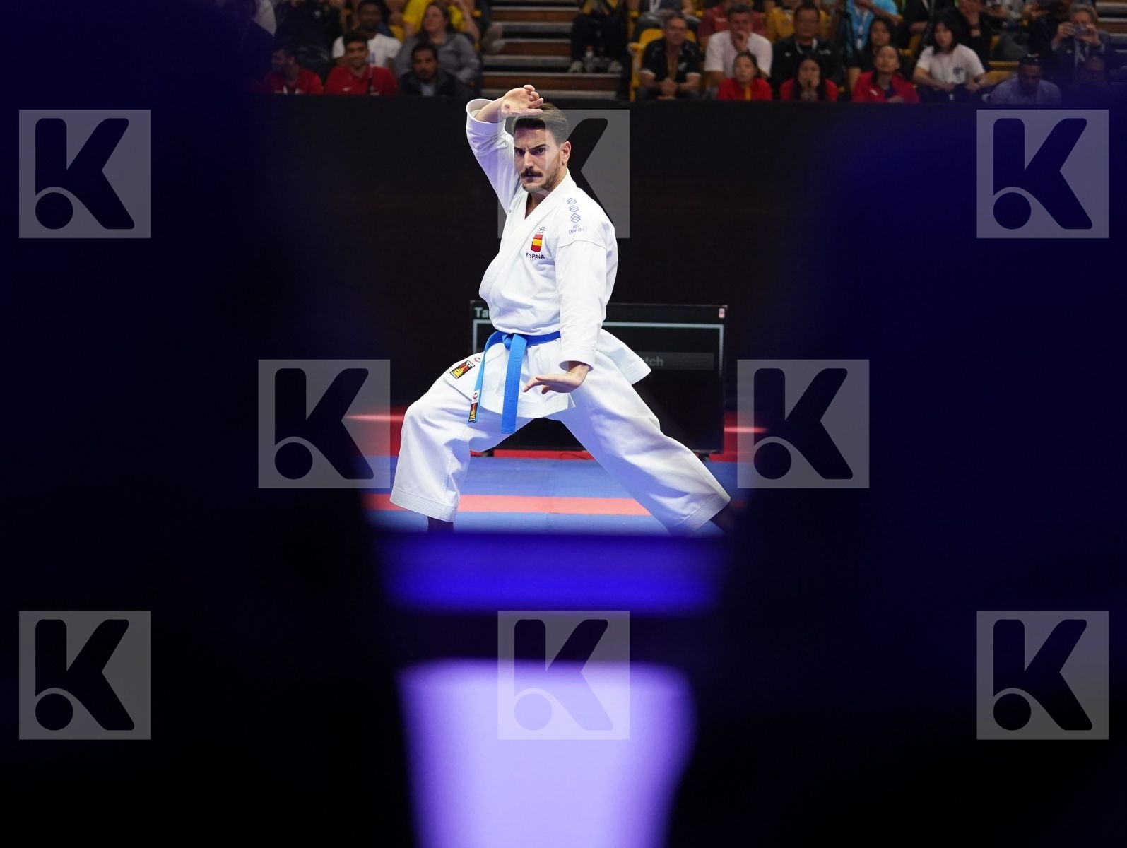 QUINTERO CAPDEVILA DAMIAN HUGO (Spain) in Senior Male Kata - Gold bout