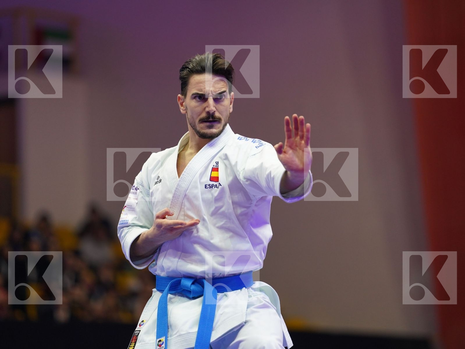 QUINTERO CAPDEVILA DAMIAN HUGO (Spain) in Senior Male Kata - Gold bout