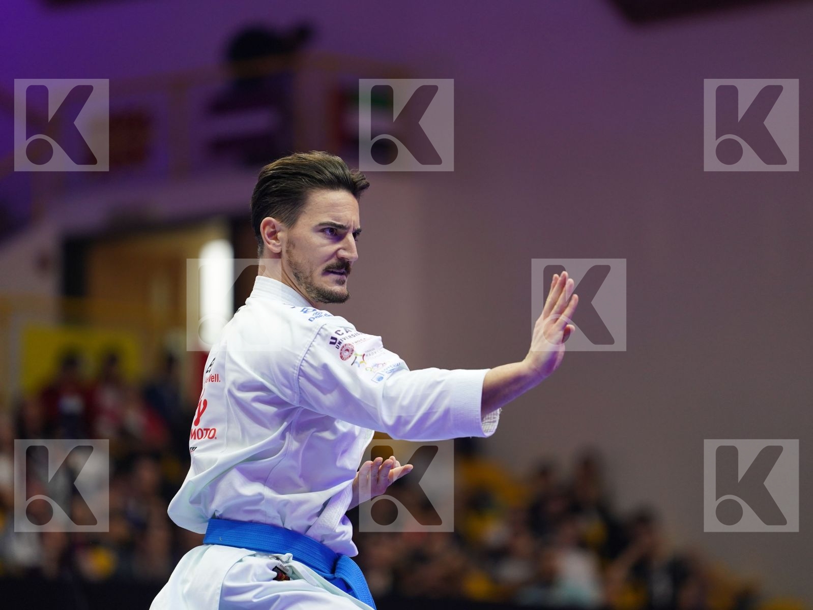 QUINTERO CAPDEVILA DAMIAN HUGO (Spain) in Senior Male Kata - Gold bout