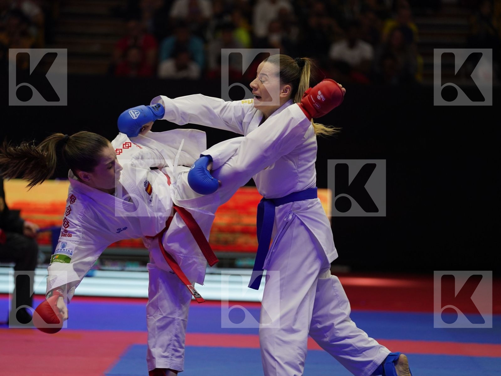 GOMEZ MORALES NADIA (Spain) vs OZCELIK ARAPOGLU SERAP (Turkey) in Senior Kumite -50 Kg - Gold bout