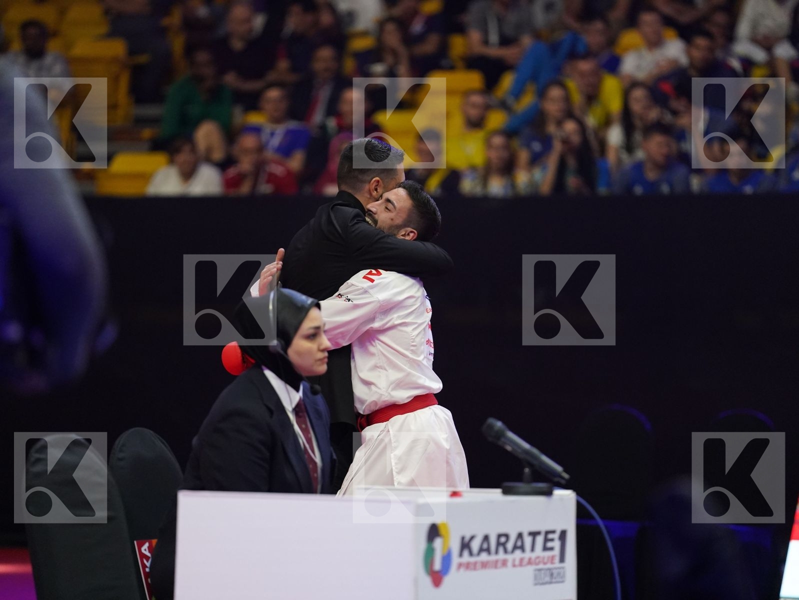 CRESCENZO ANGELO (Italy) vs ASSADILOV DARKHAN (Kazakhstan) in Senior Kumite -60 Kg - Gold bout