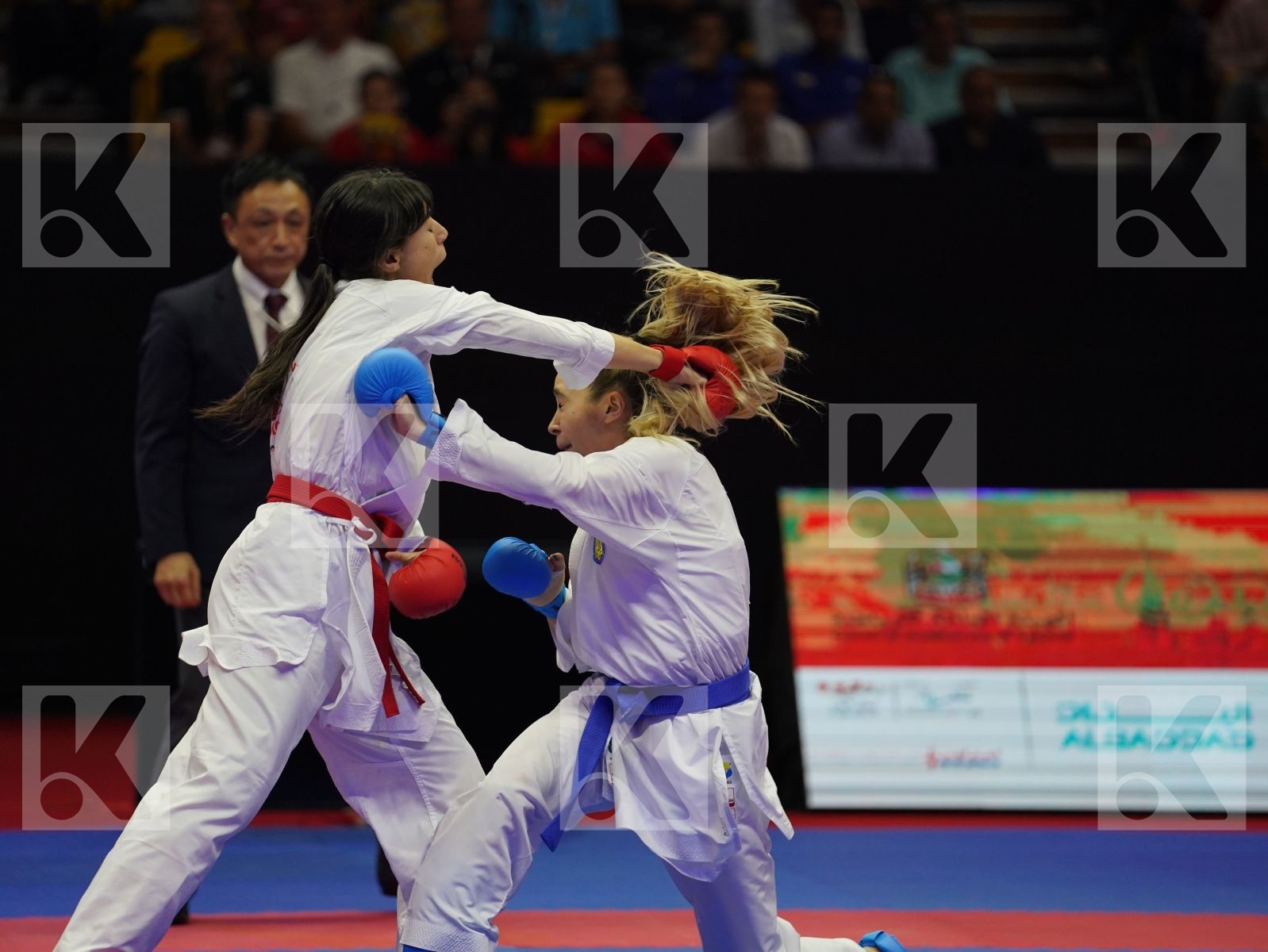 ATTIA YASSMIN (Egypt) vs TERLIUGA ANZHELIKA (Ukraine) in Senior Kumite -55 Kg - Gold bout