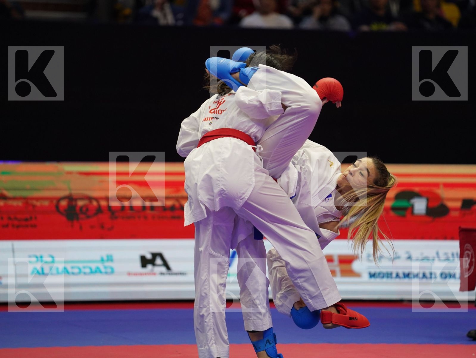 ATTIA YASSMIN (Egypt) vs TERLIUGA ANZHELIKA (Ukraine) in Senior Kumite -55 Kg - Gold bout
