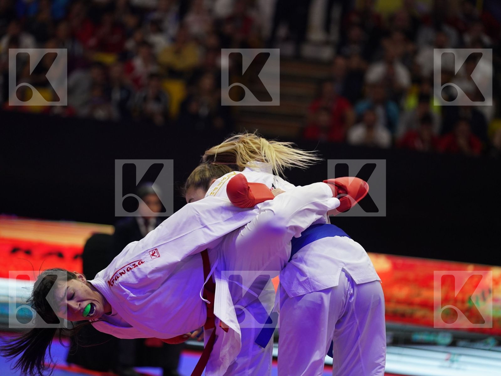 ATTIA YASSMIN (Egypt) vs TERLIUGA ANZHELIKA (Ukraine) in Senior Kumite -55 Kg - Gold bout