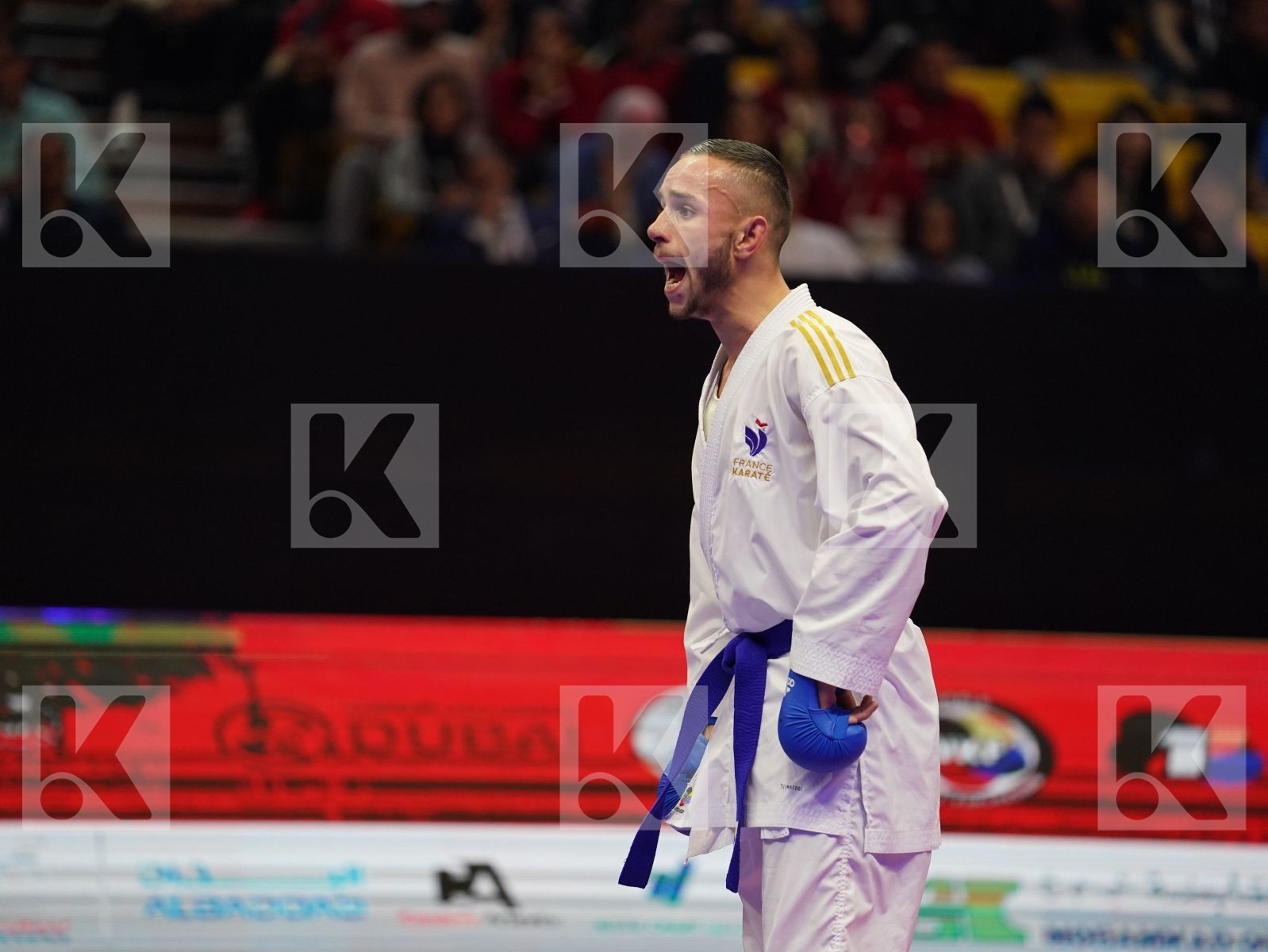 FIGUEIRA VINICIUS (Brasil) vs DACOSTA STEVEN (France) in Senior Kumite -67 Kg - Gold bout