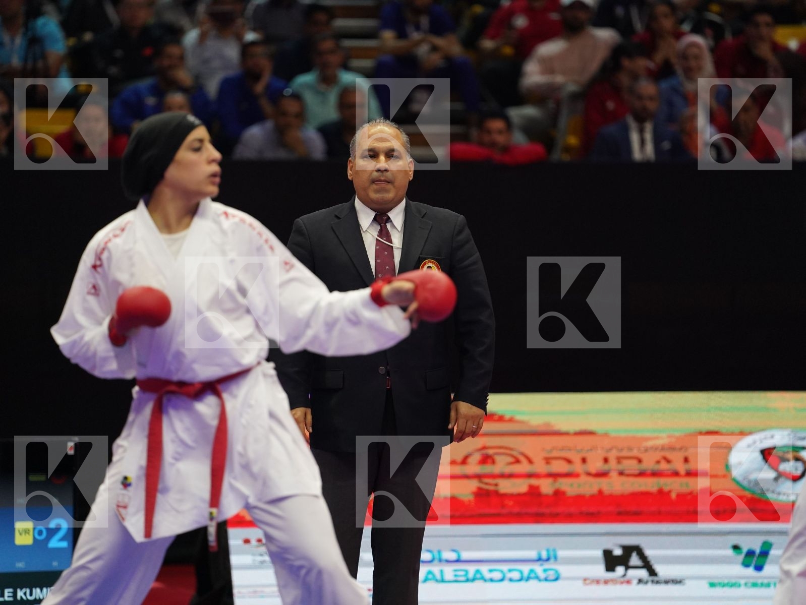 ABDELAZIZ FERYAL (Egypt) vs GONG LI (China) in Senior Kumite -68 Kg - Gold bout