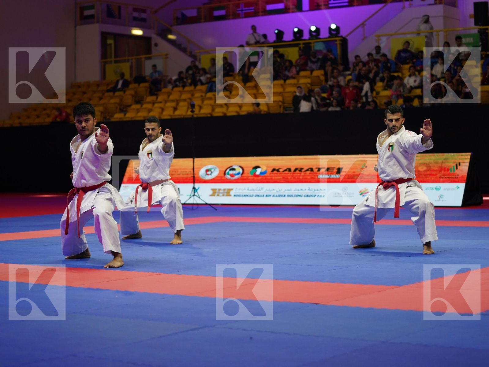 KUWAIT in Senior Team Male Kata - Gold bout