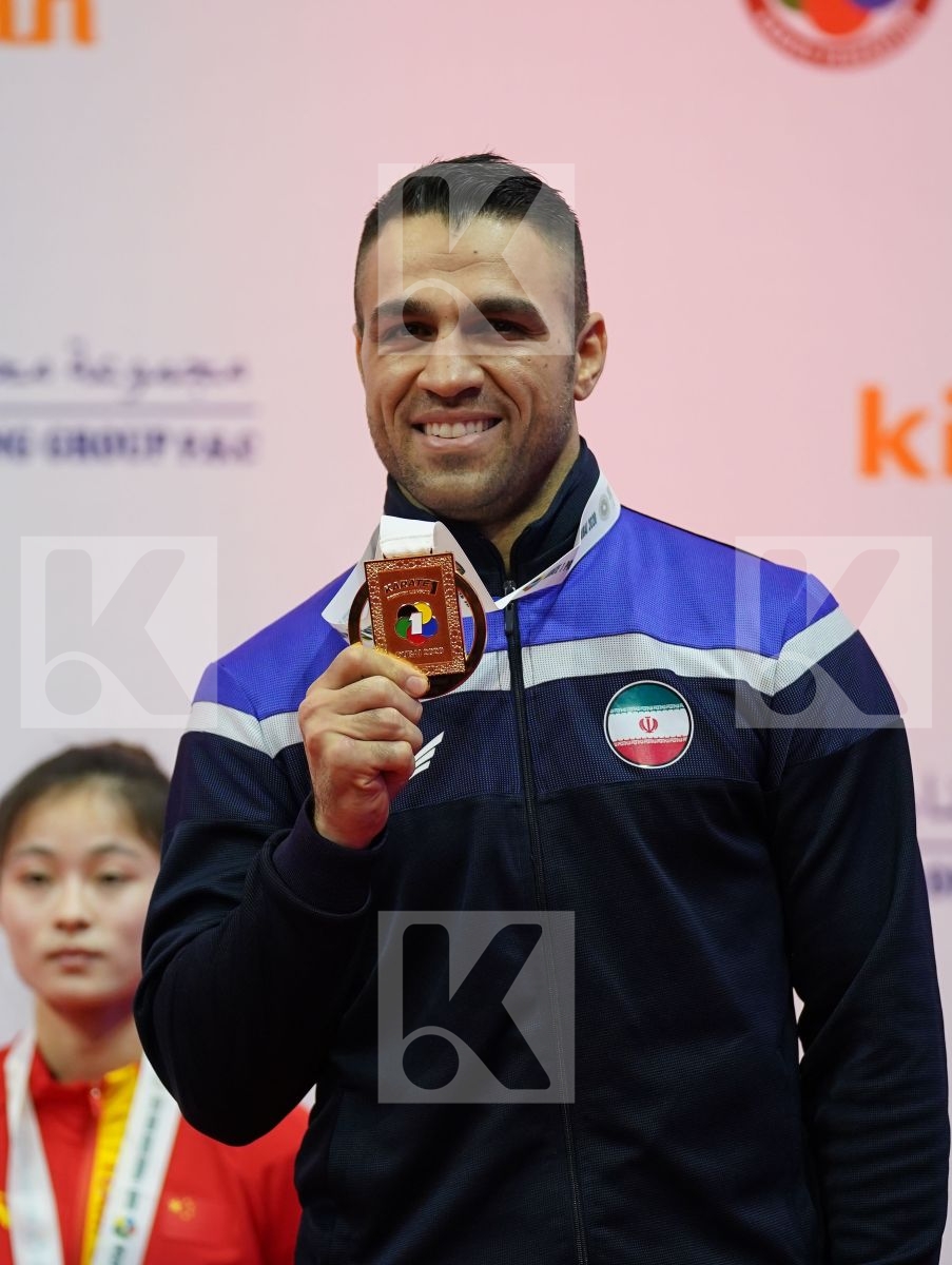 OORSHAB ZABIHOLLAH (Iran) during podium ceremony