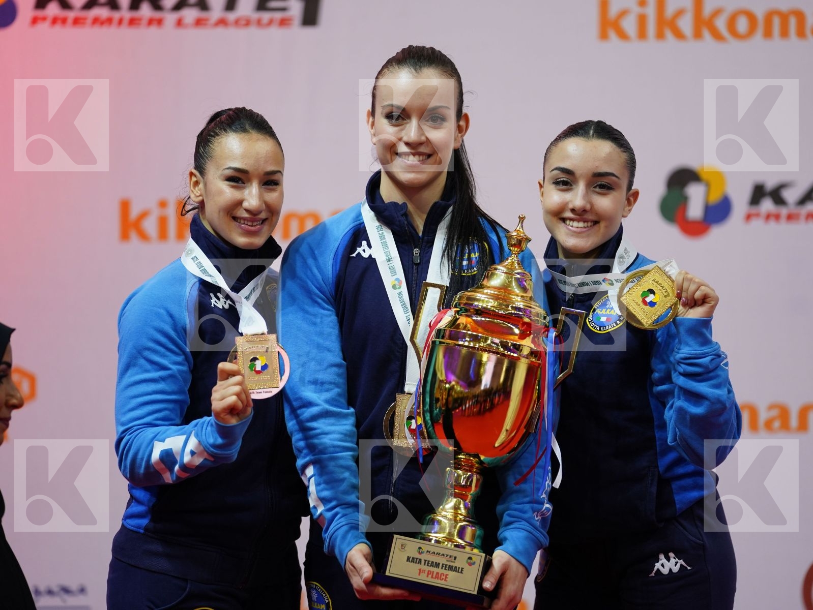 ITALY during podium ceremony