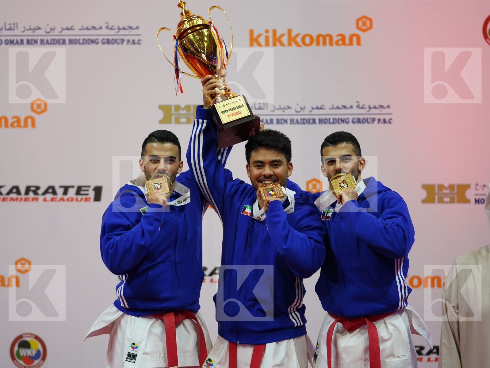 KUWAIT during podium ceremony