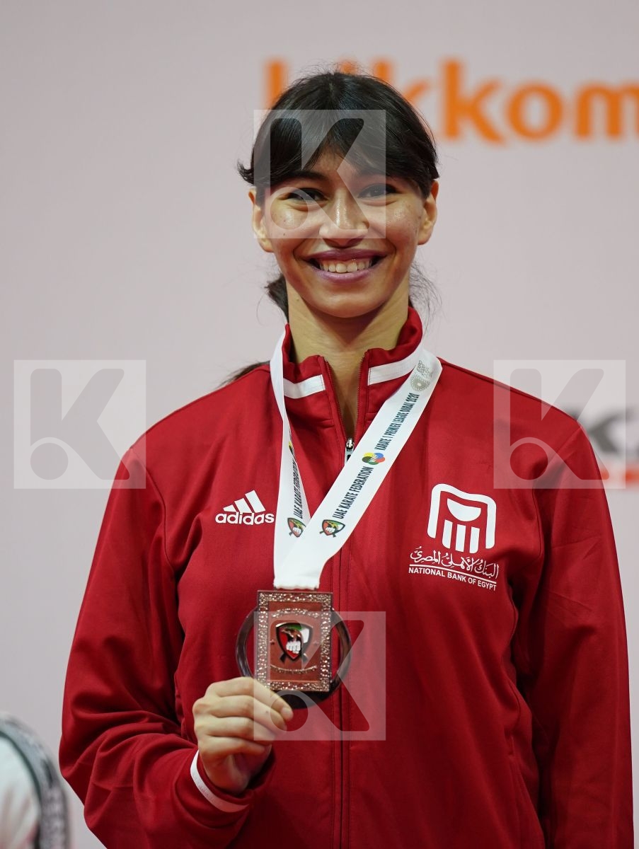 ATTIA YASSMIN (Egypt) during podium ceremony