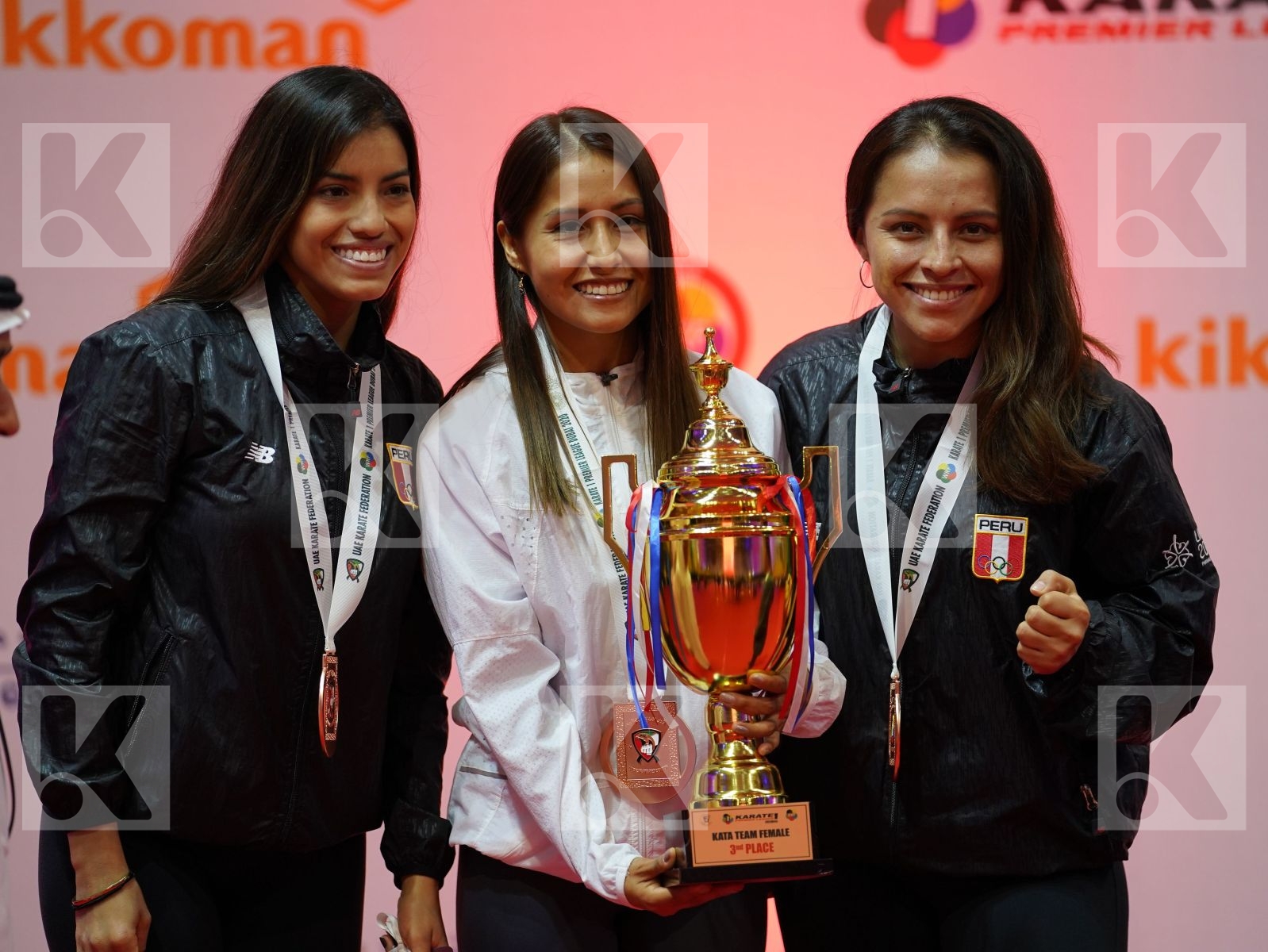 PERU during podium ceremony