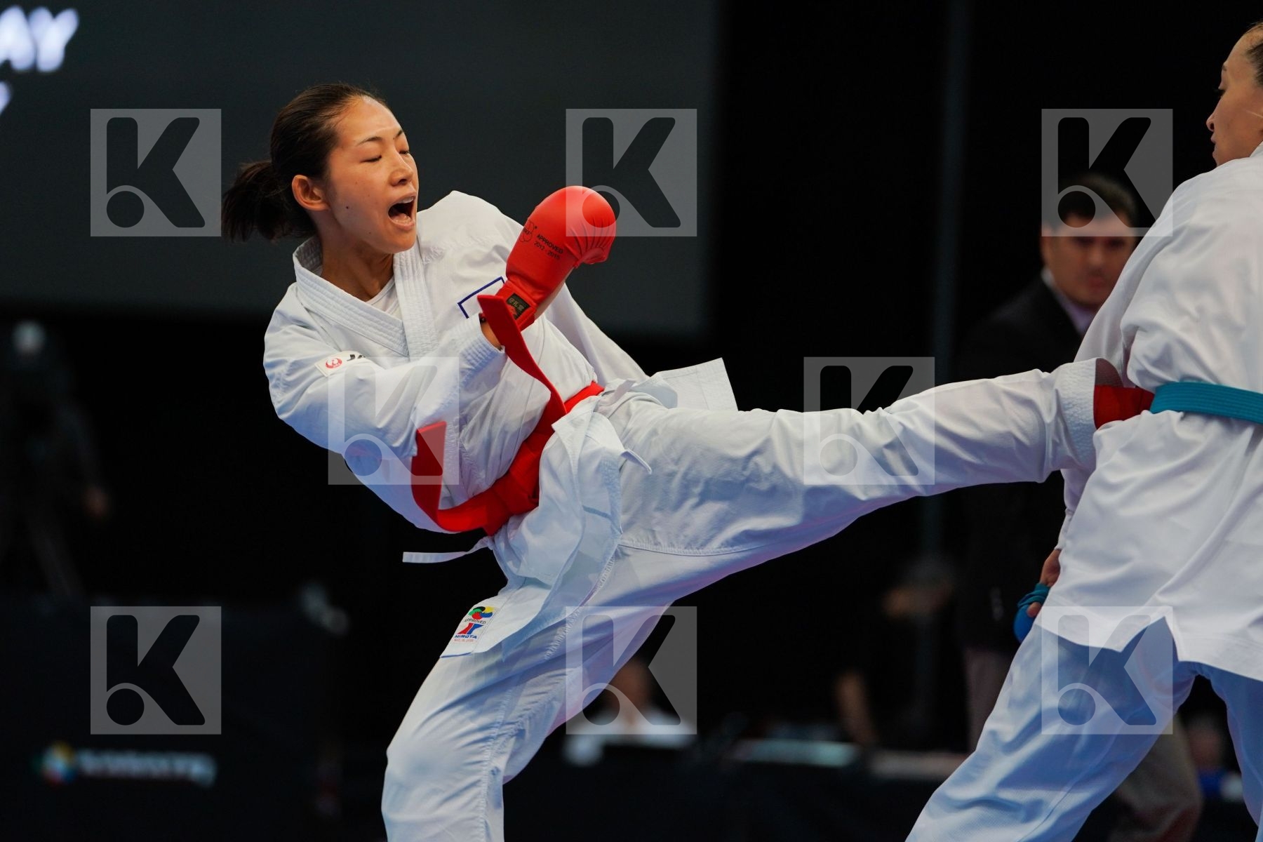 Female kumite -50 kg Japan Tadano Ayaka Tokcan Umay Turkey