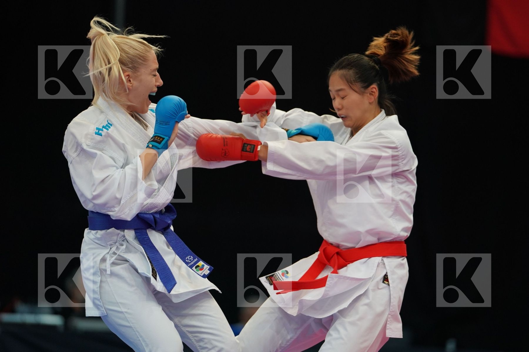 Bitsch Jana Chinese taipei Female kumite -55 kg Germany Wen Tzu-