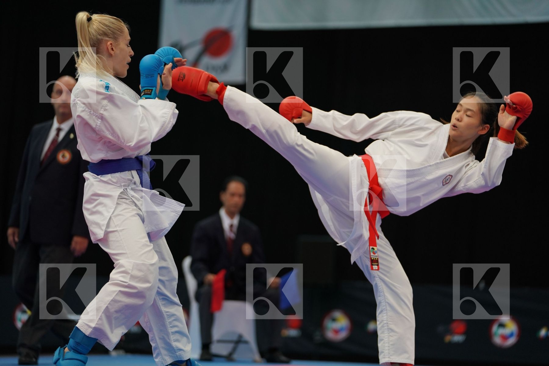Bitsch Jana Chinese taipei Female kumite -55 kg Germany Wen Tzu-