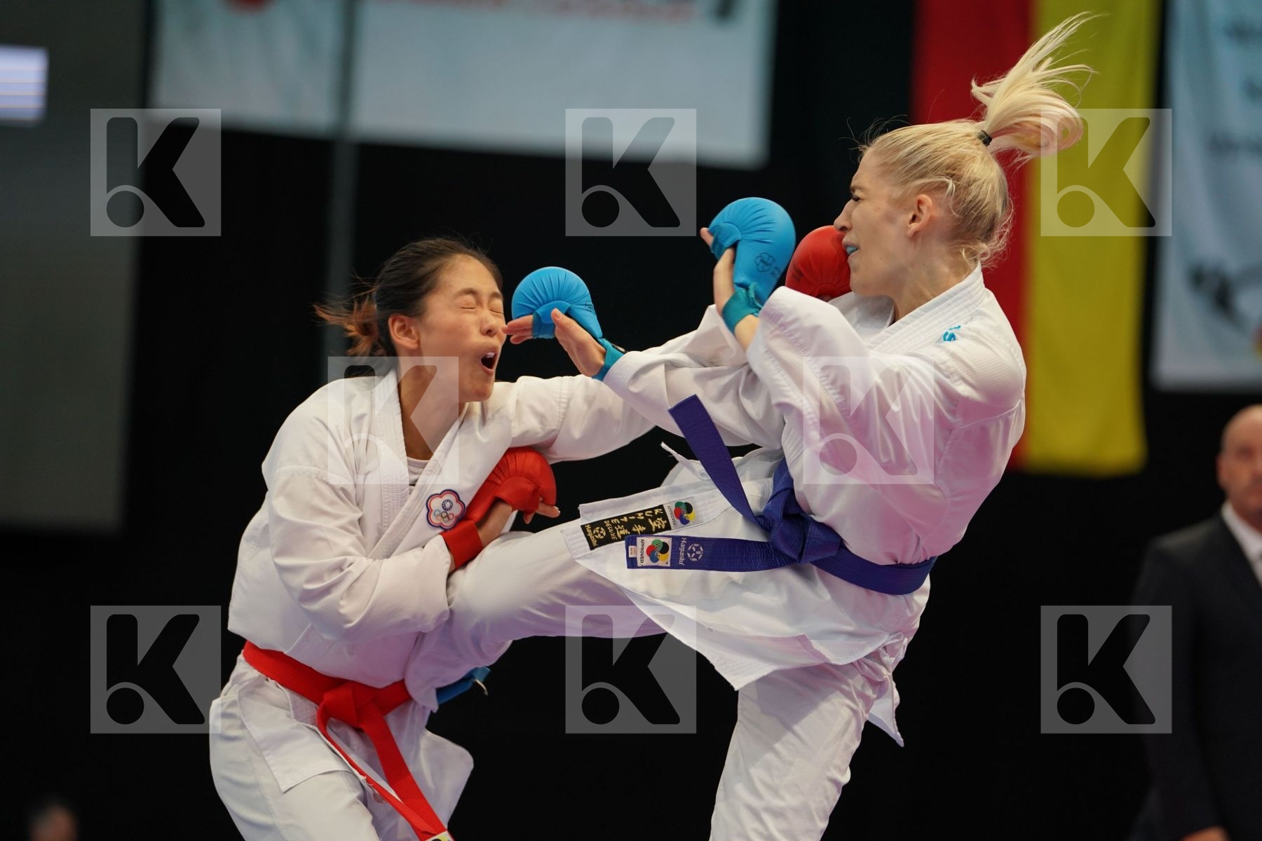 Bitsch Jana Chinese taipei Female kumite -55 kg Germany Wen Tzu-