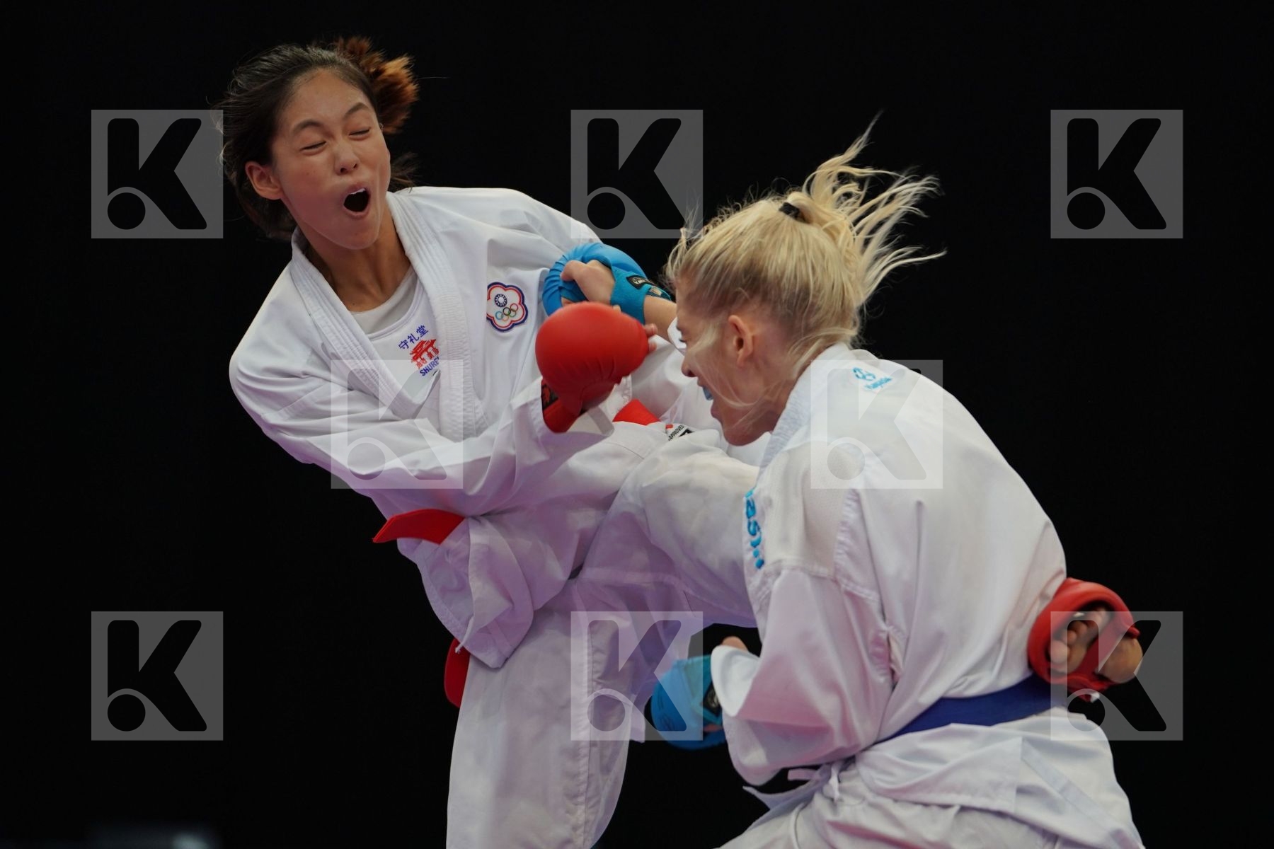 Bitsch Jana Chinese taipei Female kumite -55 kg Germany Wen Tzu-