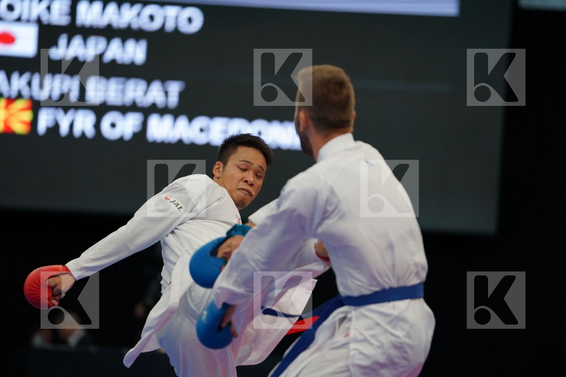 Fyr of macedonia Jakupi Berat Japan Koike Makoto Male kumite -84