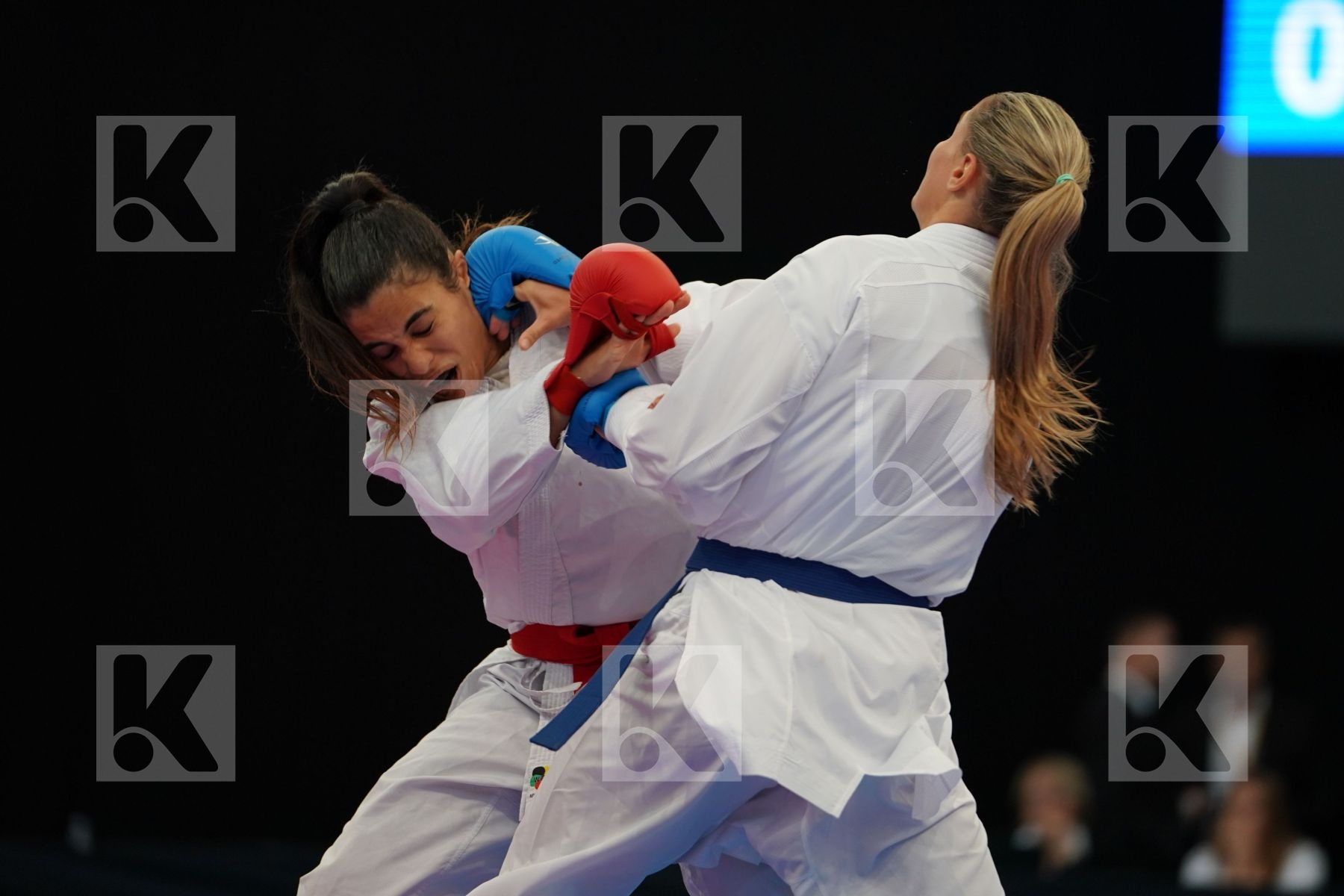 Austria Buchinger Alisa Female kumite -61 kg France Heurtault Le