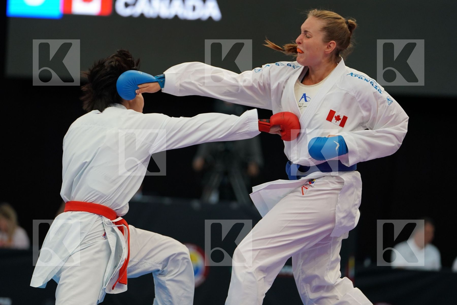 Boisvenue Camelie Canada Female kumite 68+ kg Japan Kawamura Nat