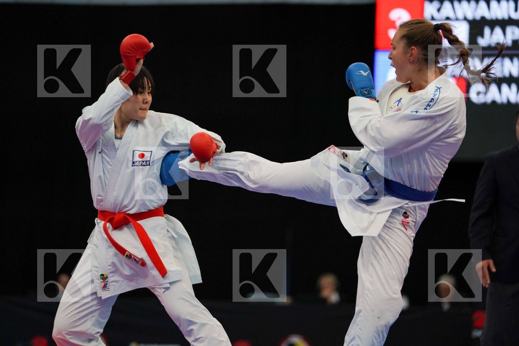 Boisvenue Camelie Canada Female kumite 68+ kg Japan Kawamura Nat