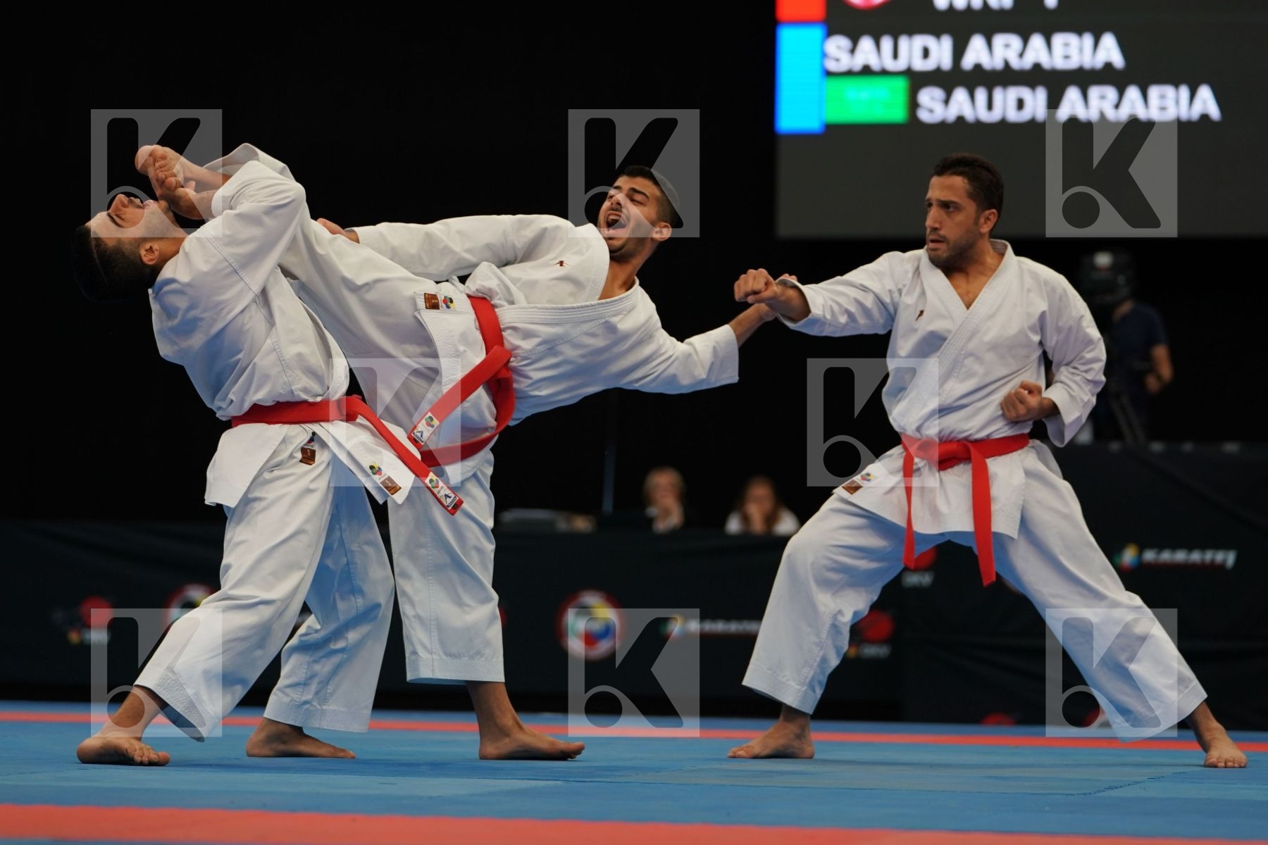 Male team kata Unsu Wkf 1
