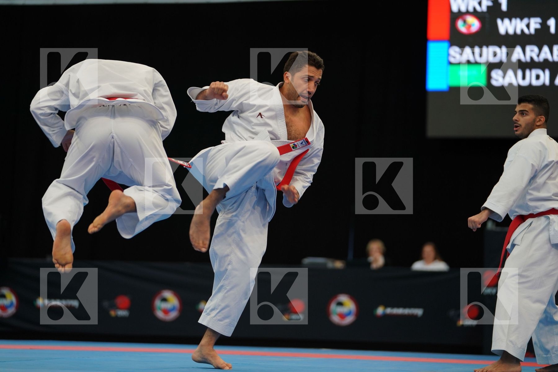 Male team kata Unsu Wkf 1