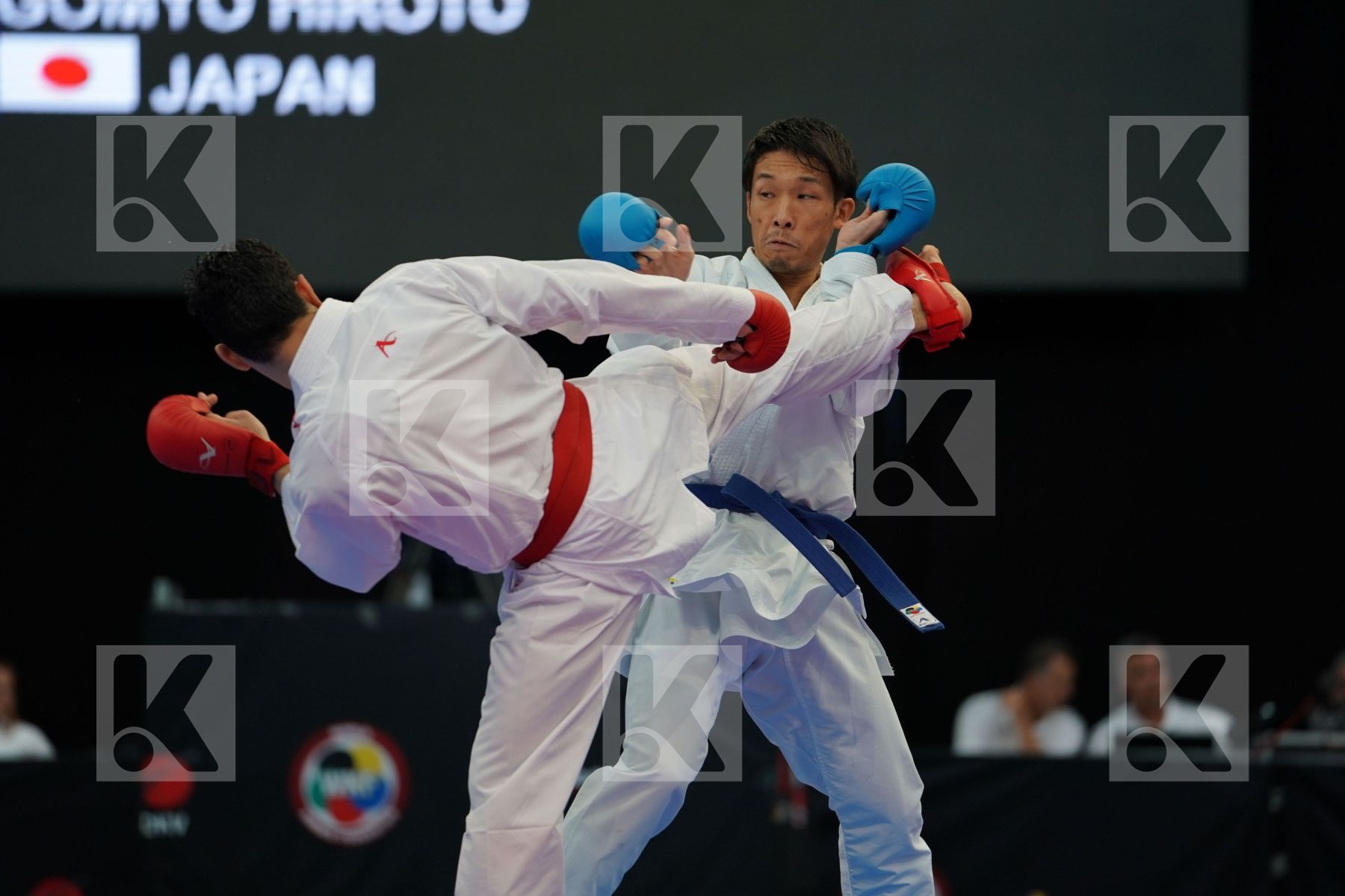 Brazil Figueira Vinicius Gomyo Hiroto Japan Male kumite -67 kg