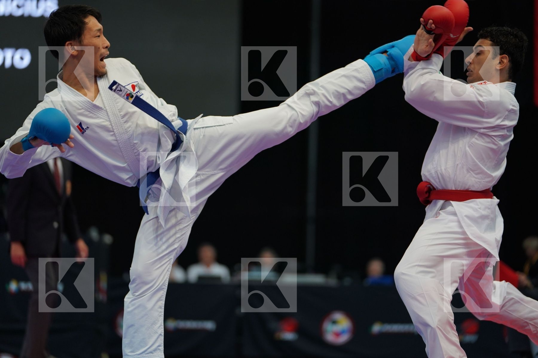 Brazil Figueira Vinicius Gomyo Hiroto Japan Male kumite -67 kg