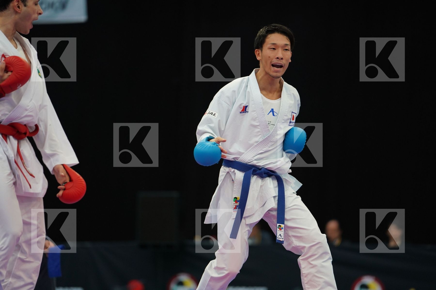Brazil Figueira Vinicius Gomyo Hiroto Japan Male kumite -67 kg