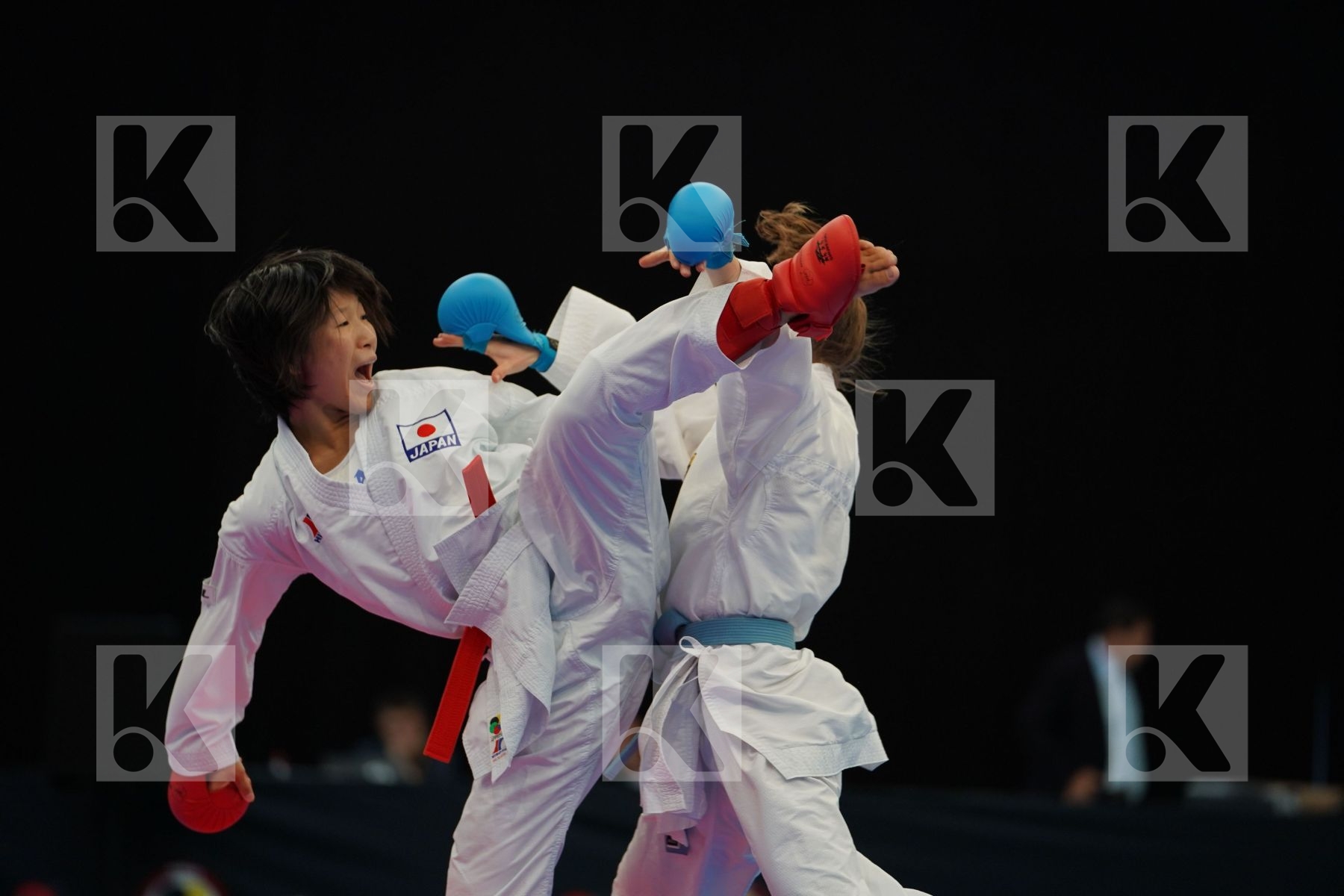 Female kumite -50 kg Germany Hubrich Shara Japan Miyahara Miho