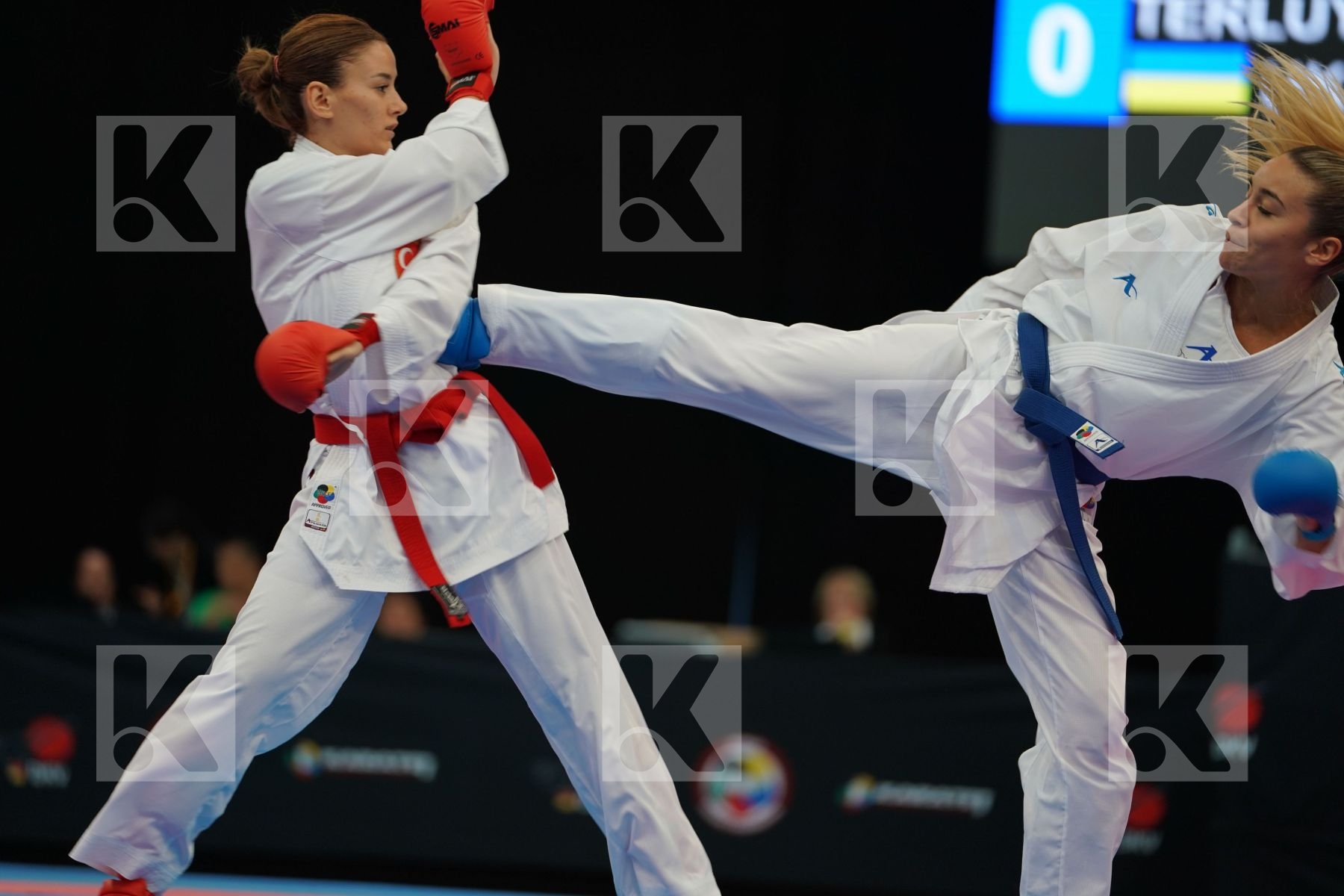 Female kumite -55 kg Terluyga Anzhelika Turkey Ukraine Yakan Tub