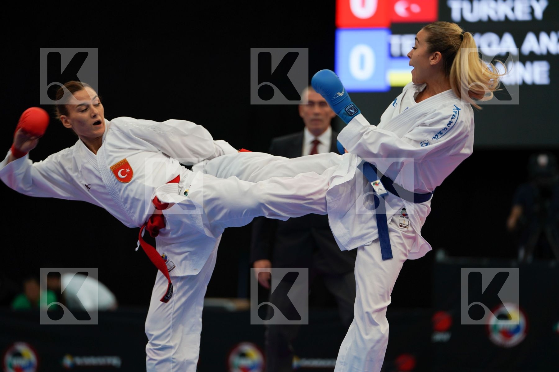 Female kumite -55 kg Terluyga Anzhelika Turkey Ukraine Yakan Tub