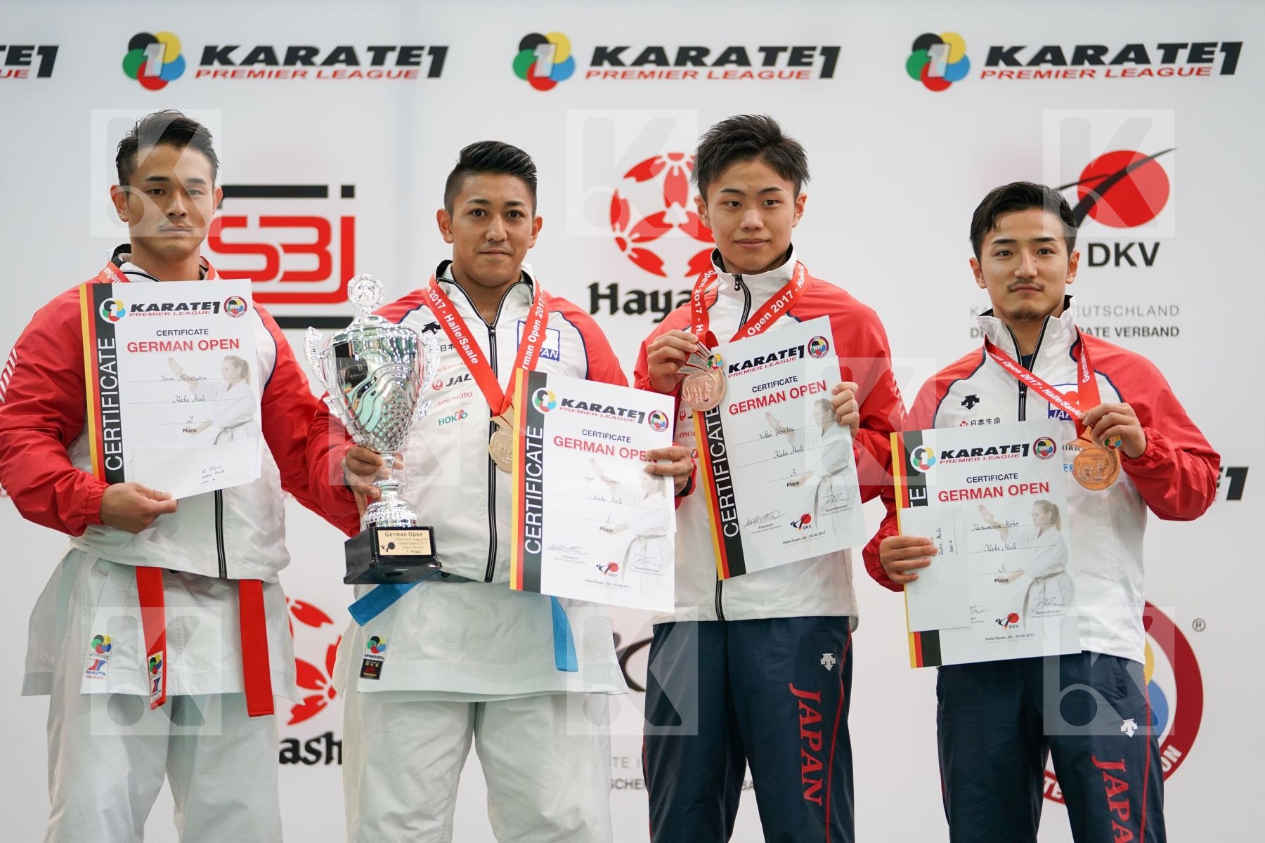 Horiba Yuhei Japan Kiyuna Ryo Male kata Moto Kazumasa Shimbaba I