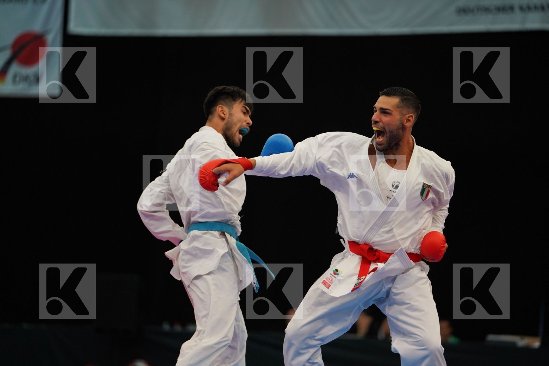 Busa Luigi Italy Male kumite -75 kg Otabolaev Dastonbek Uzbekist