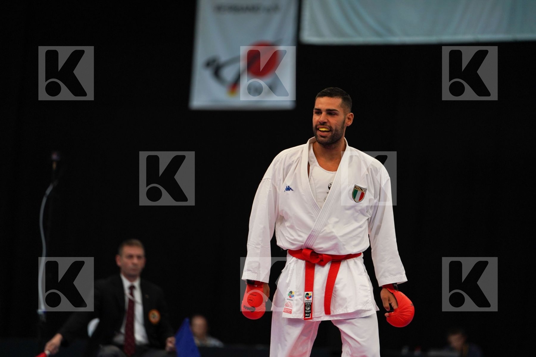 Busa Luigi Italy Male kumite -75 kg Otabolaev Dastonbek Uzbekist