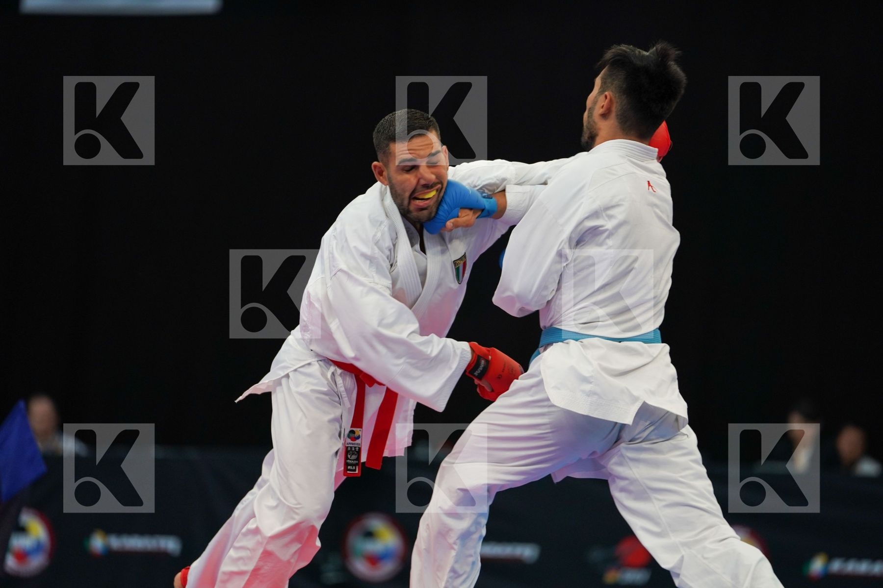 Busa Luigi Italy Male kumite -75 kg Otabolaev Dastonbek Uzbekist