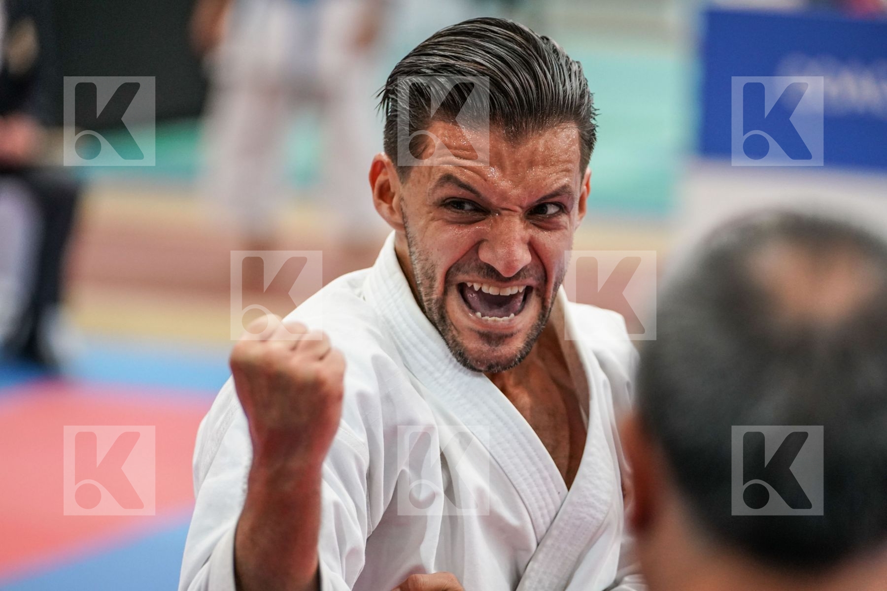 Photo taken during elimination days of the 2017 Karate 1 Premier