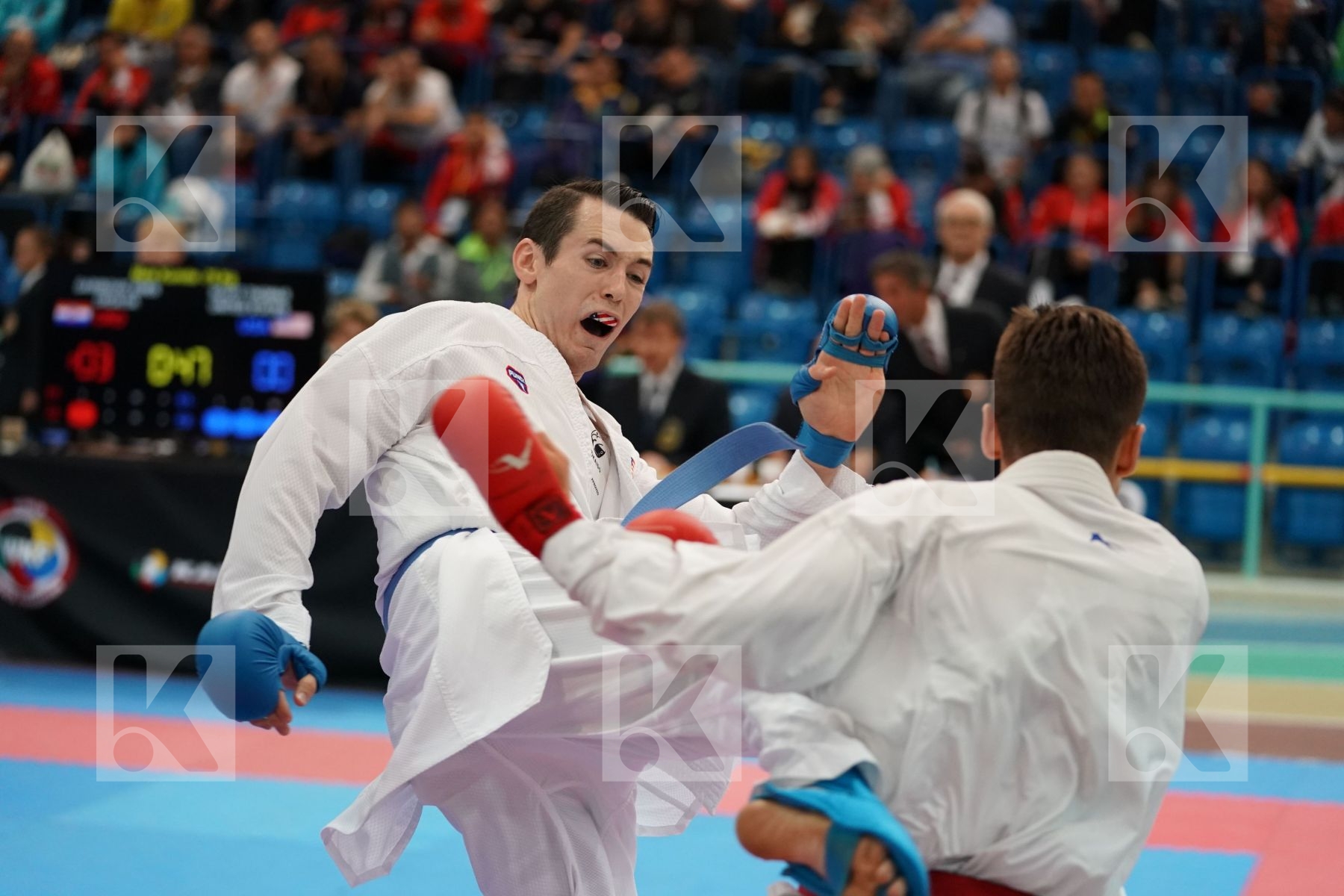 Photo taken during elimination days of the 2017 Karate 1 Premier