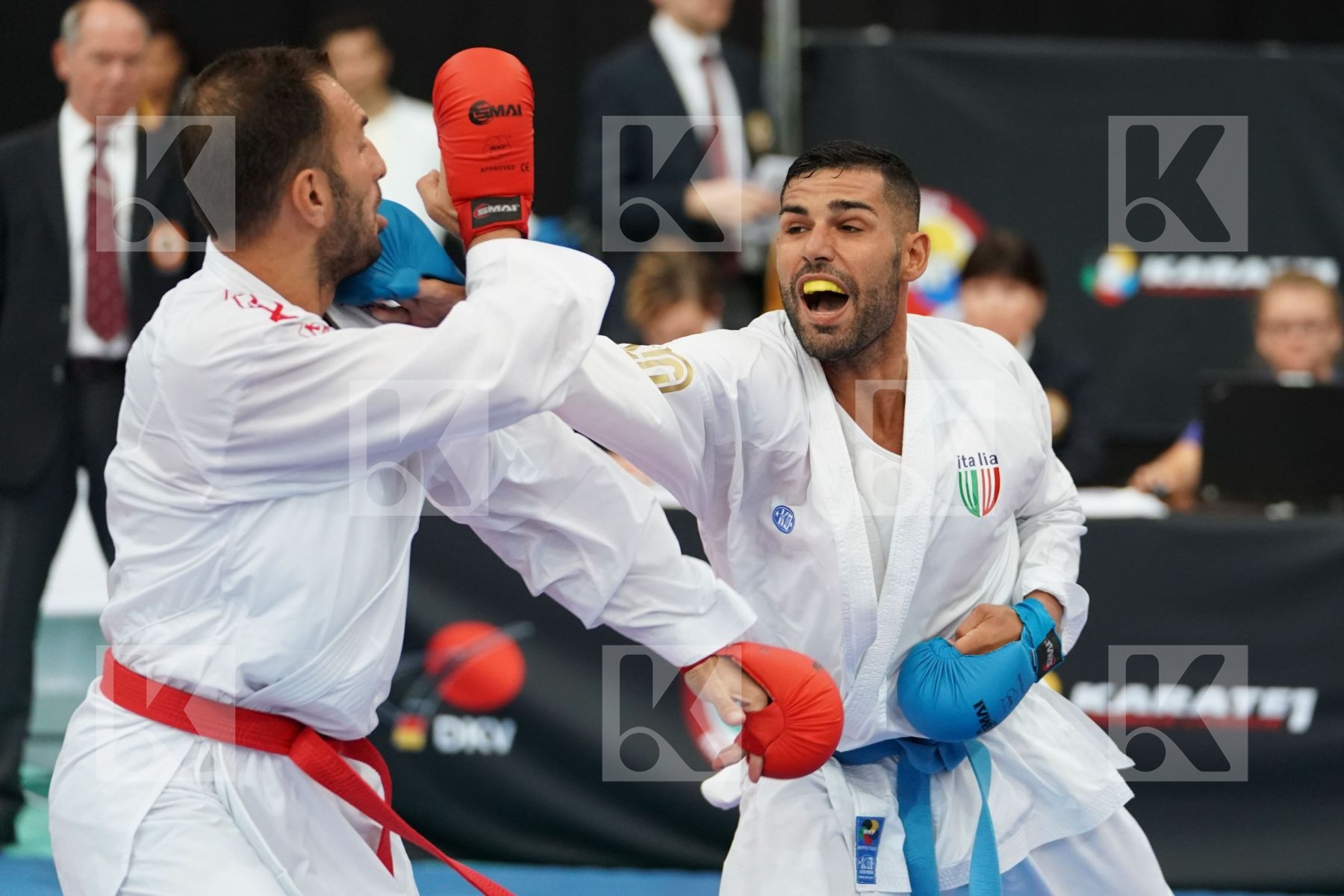 Photo taken during elimination days of the 2017 Karate 1 Premier